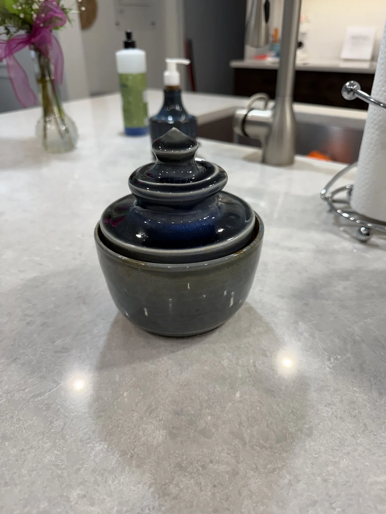 Black stacked-lid jar, 2026