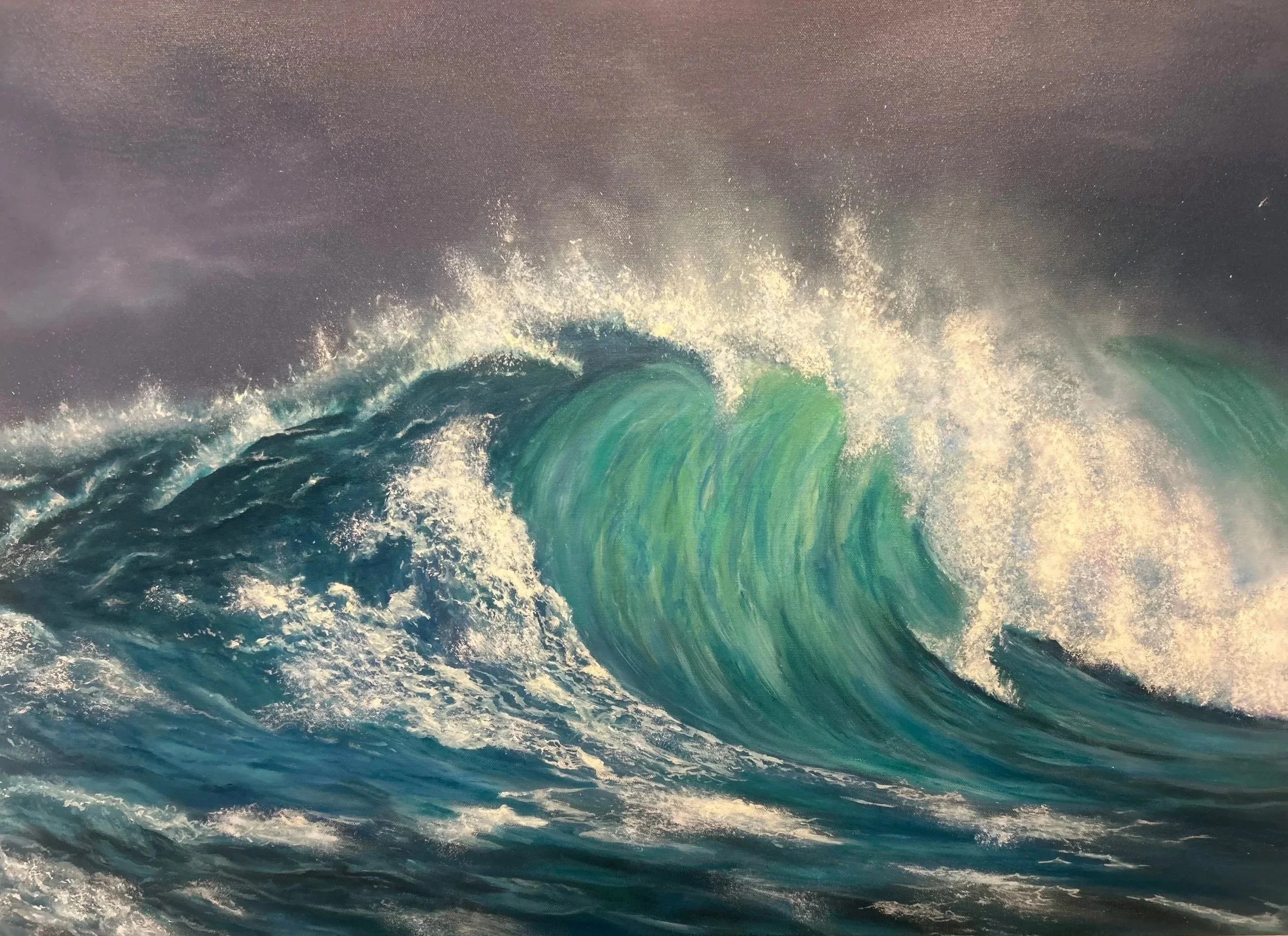 “BREAKING FREE “ - Oil on Canvas - 61 x 91 cm