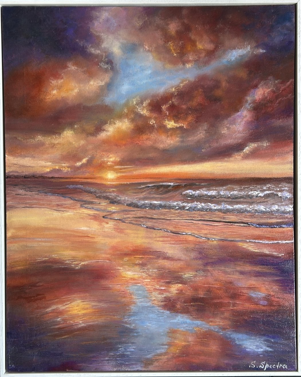 “A MOMENT BEYOND TIME” - Oil on Canvas Framed- 52 x 42 cm 