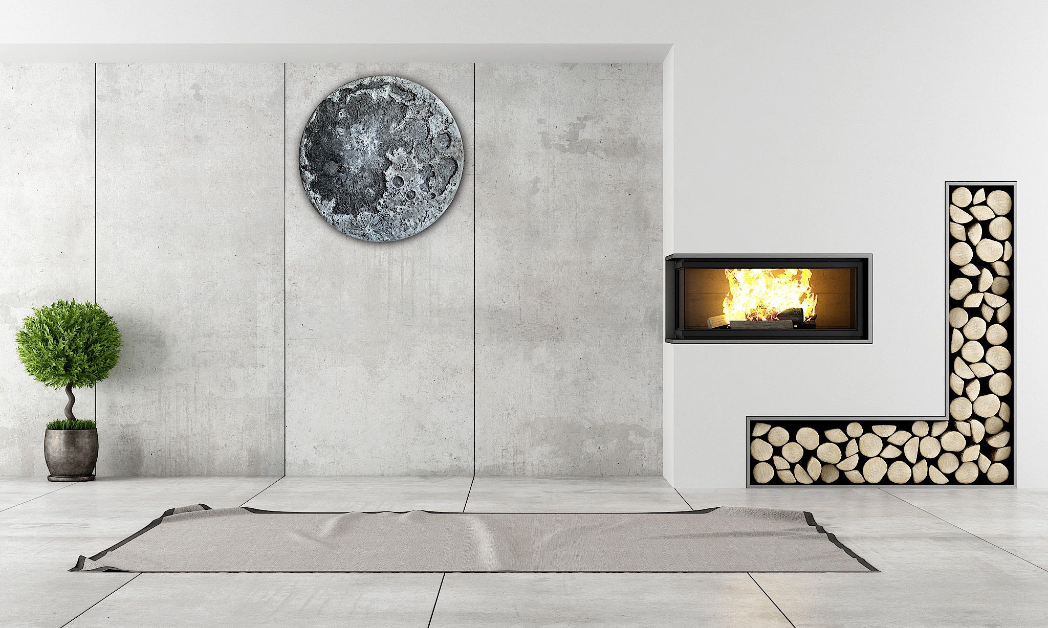 “MOON TERRAIN “ -
Textured Mixed Media on a panel board -  
Soft integrated Light -  
60cm - 

In Private Collection 