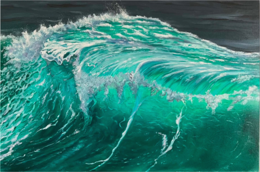 “EMERALD FORCE” -  Oil on Canvas - 61 x 91 cm 