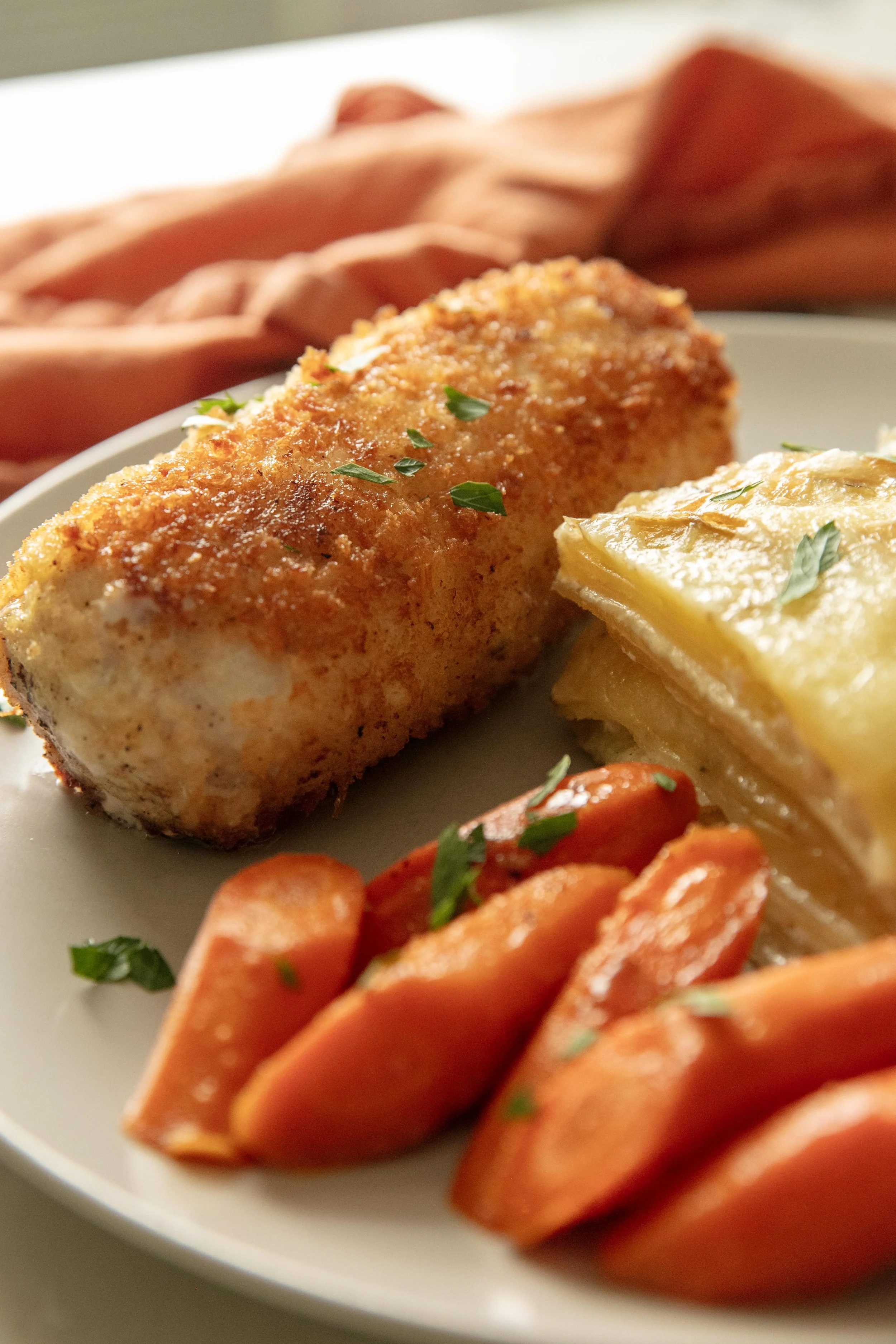 Chicken Kiev + Potato Dauphinoise