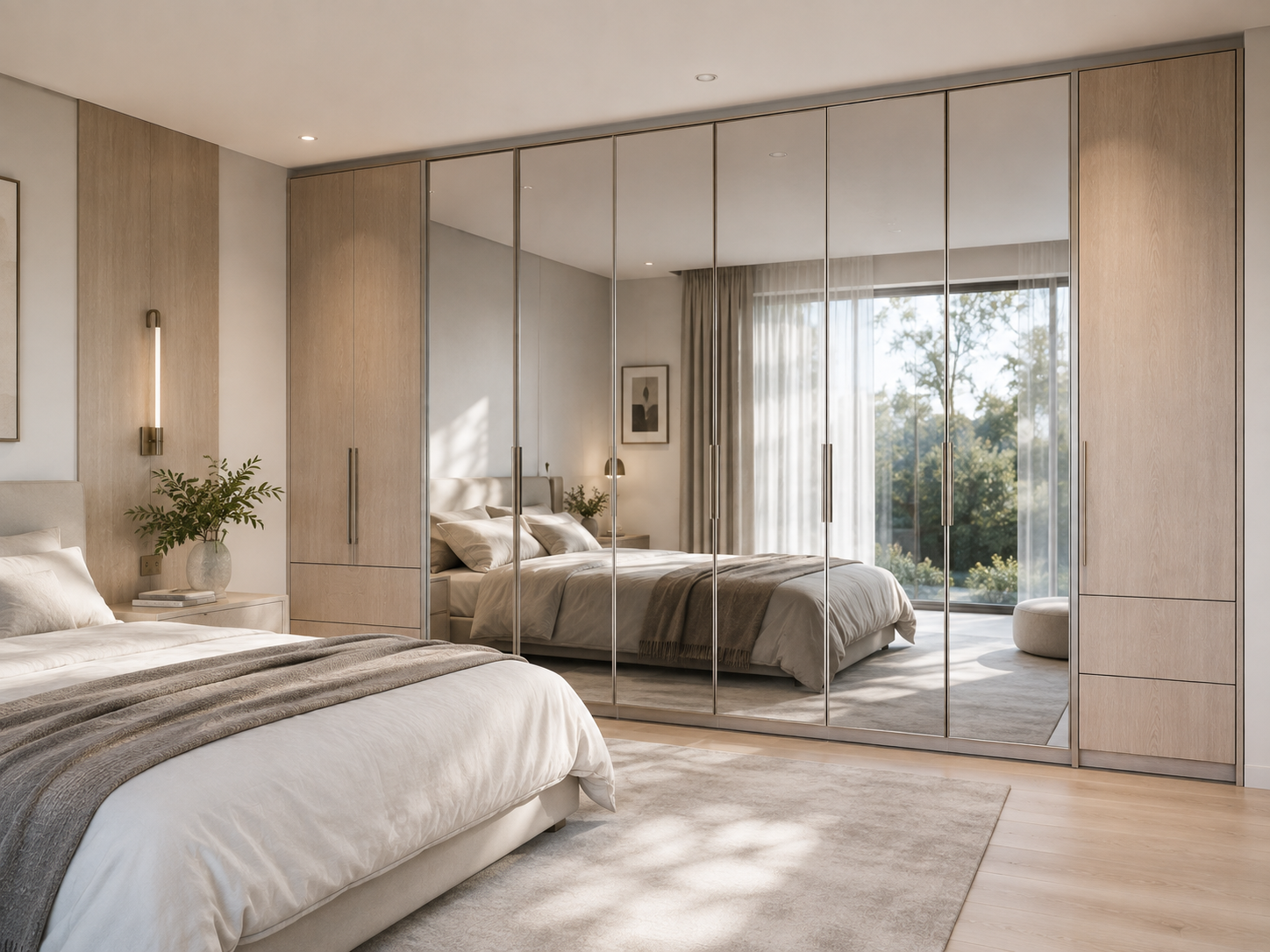 Integrated Mirror Cabinet Doors