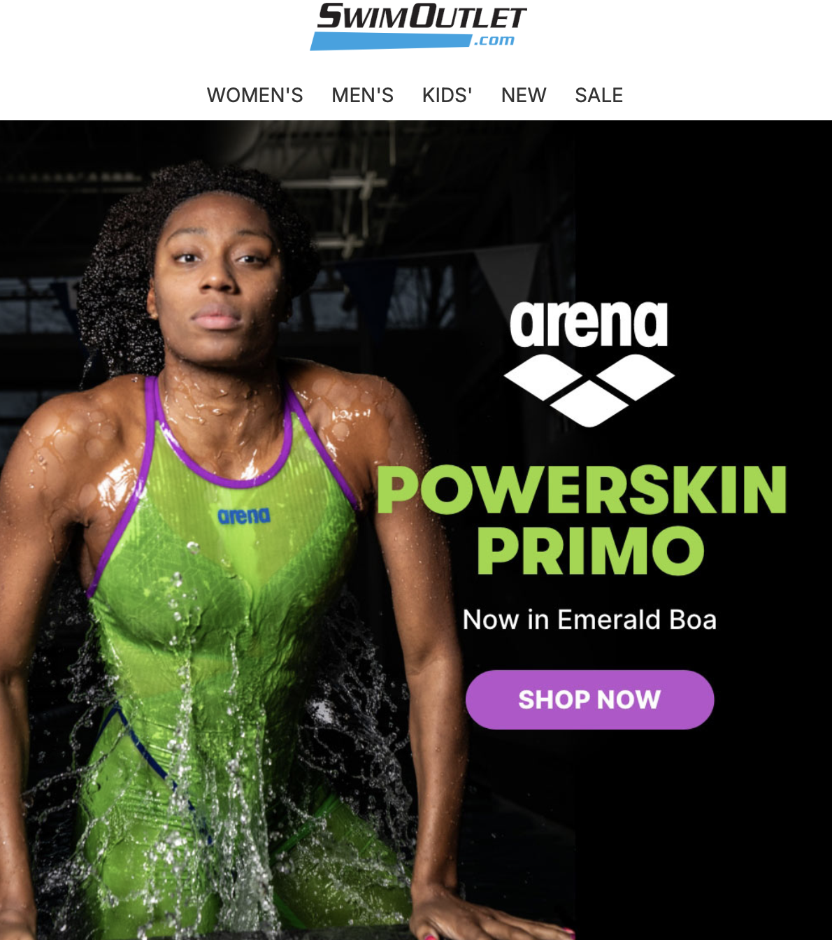 New tech suit promotional email to build excitement