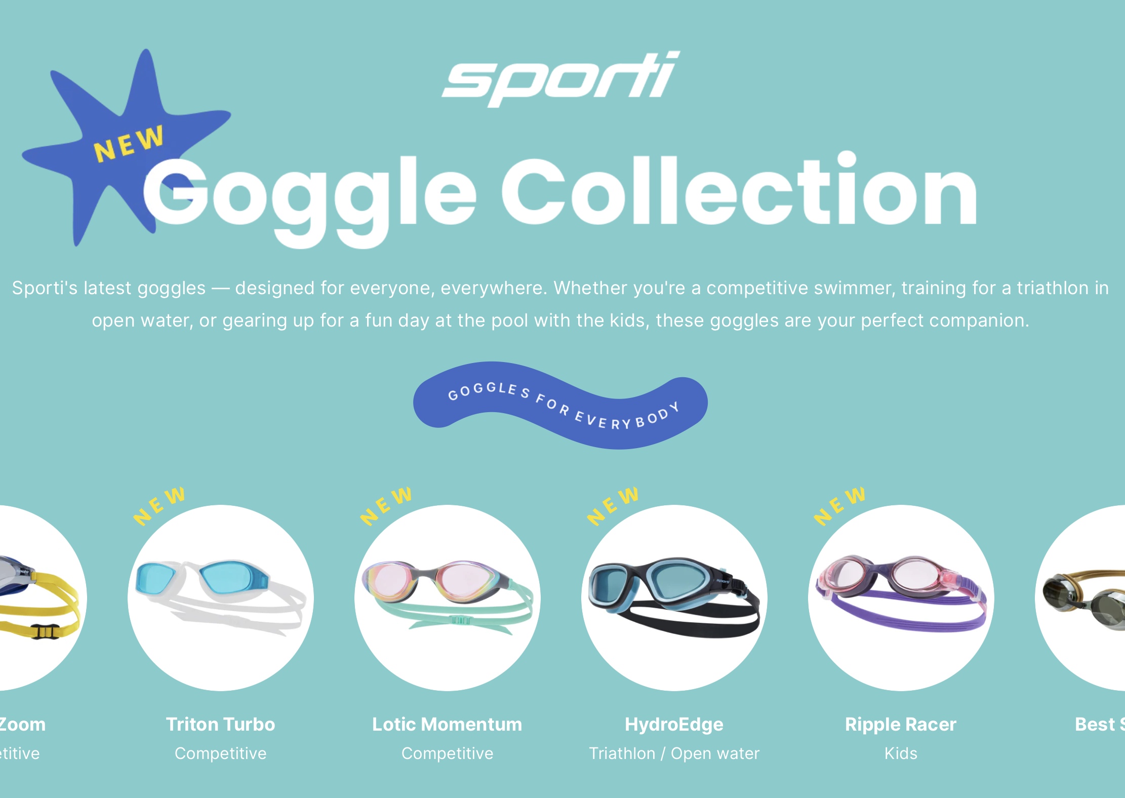 Sporti Goggles Collection