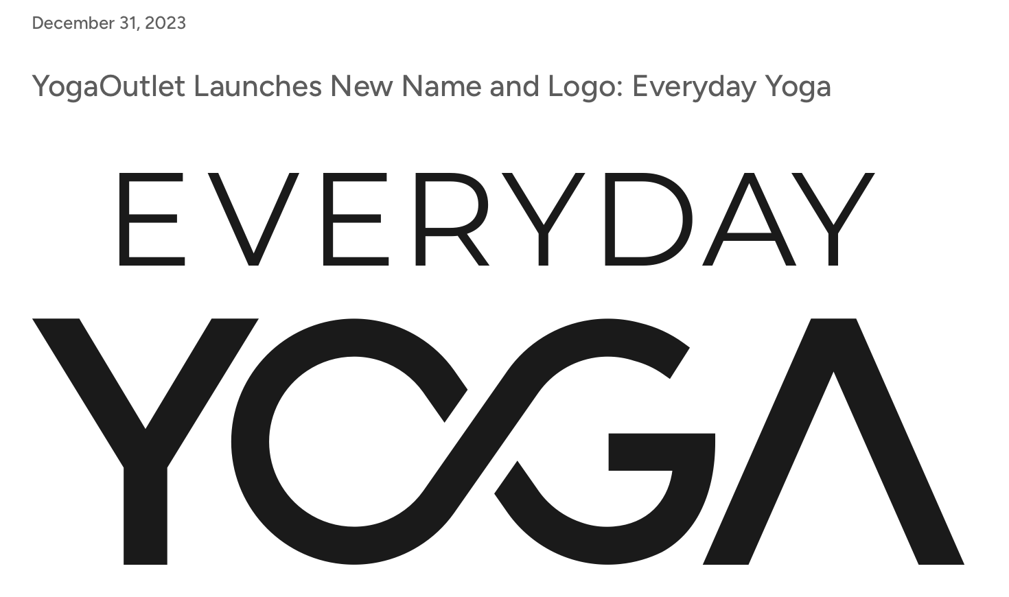 EverydayYoga: An Exciting Rebrand for the Future