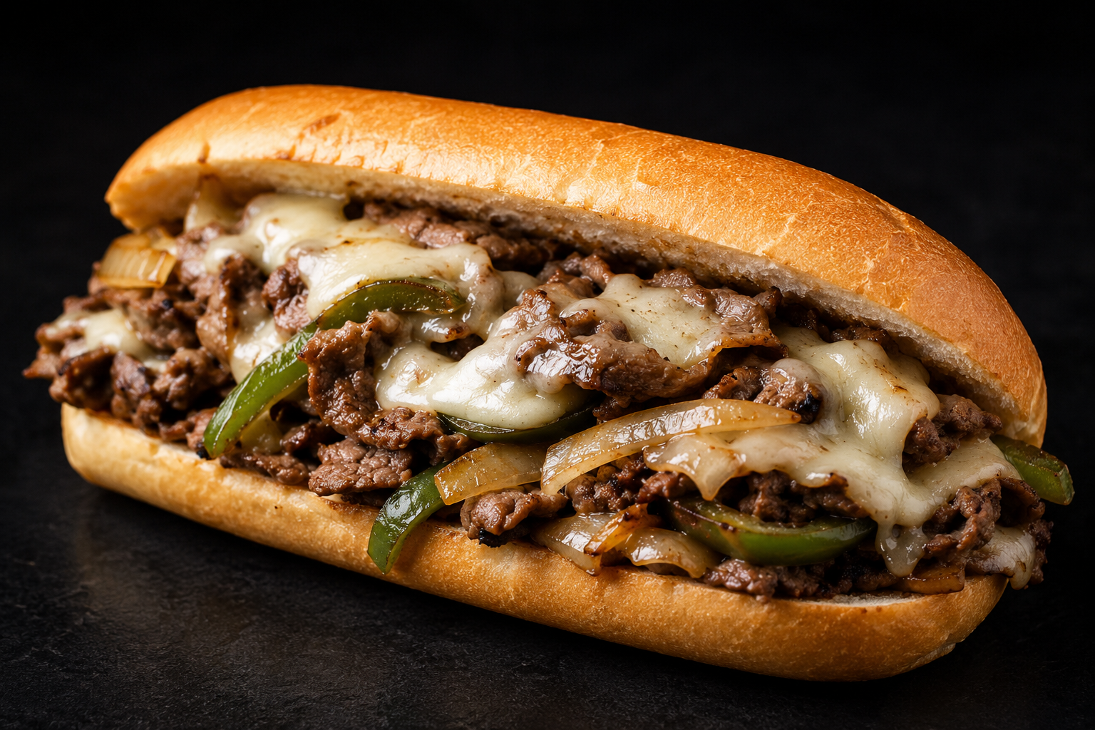 Philly Cheesesteak with fries