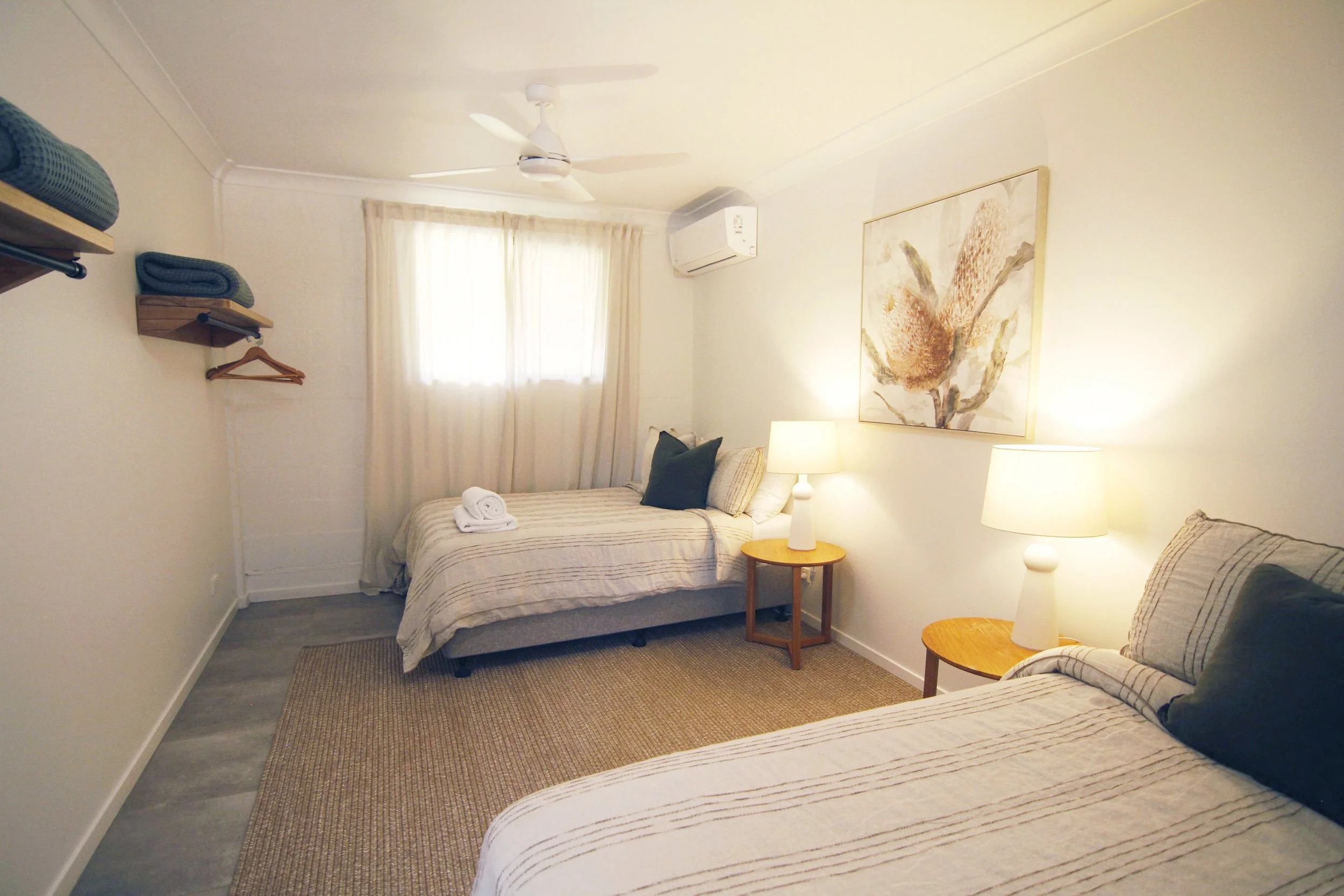 Shared Double Room, Shared Bathroom - Banksia Rooms