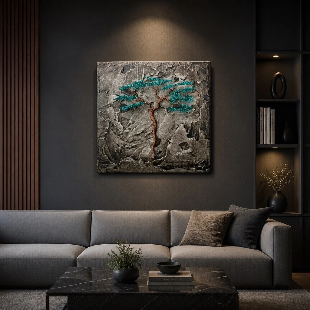 Floating Blue Tree