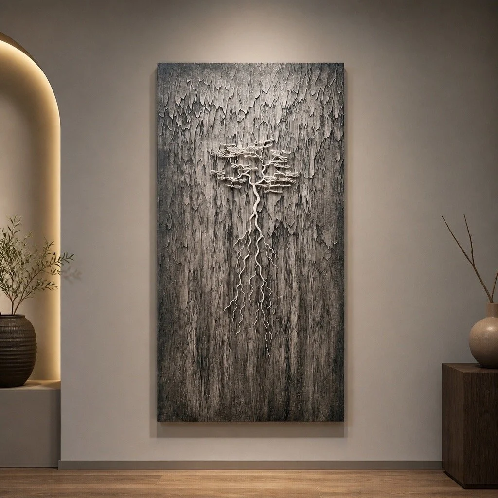 Floating Silver Tree