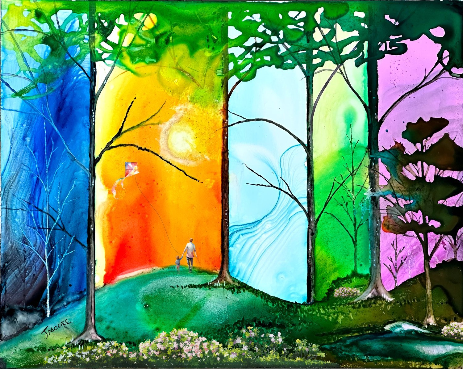 Watercolor Magic on Yupo Workshop