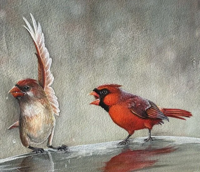 Talk to the Wing - Original Painting