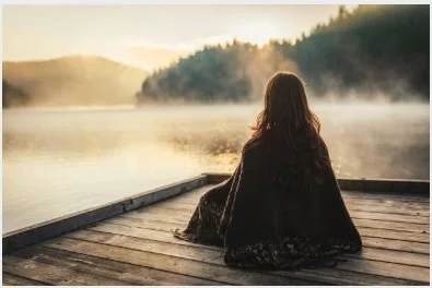 Lady by the lake.JPG
