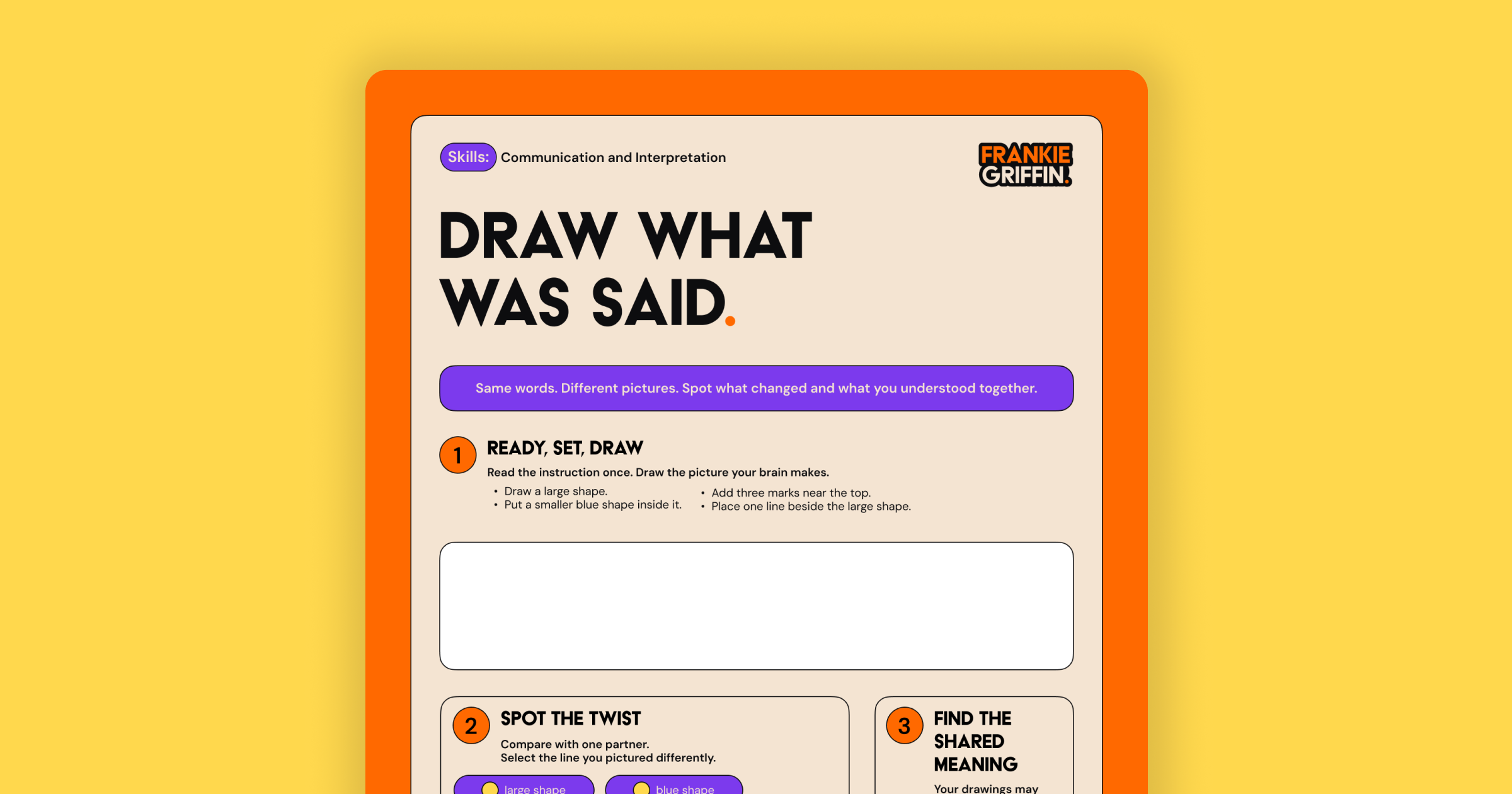 Draw What was Said