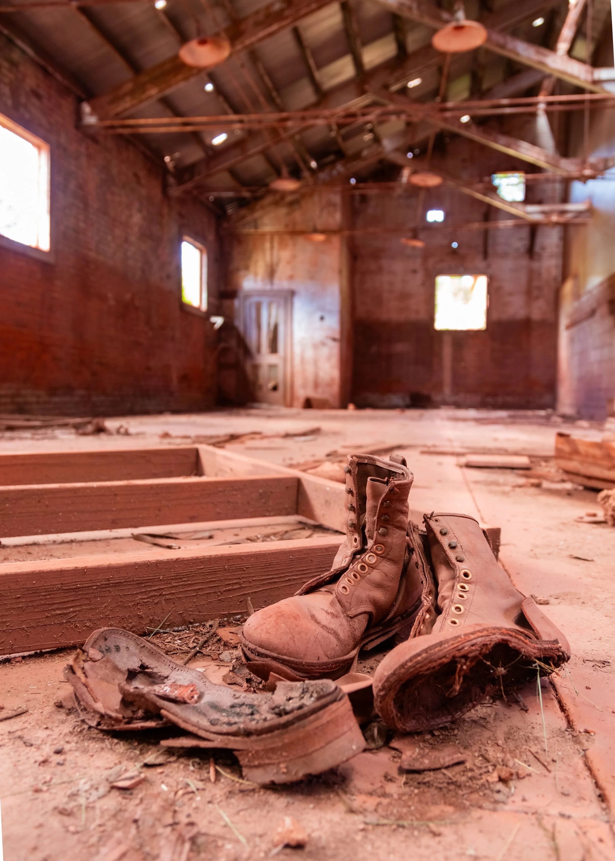 Denise Hawkins "Miner's Boots"