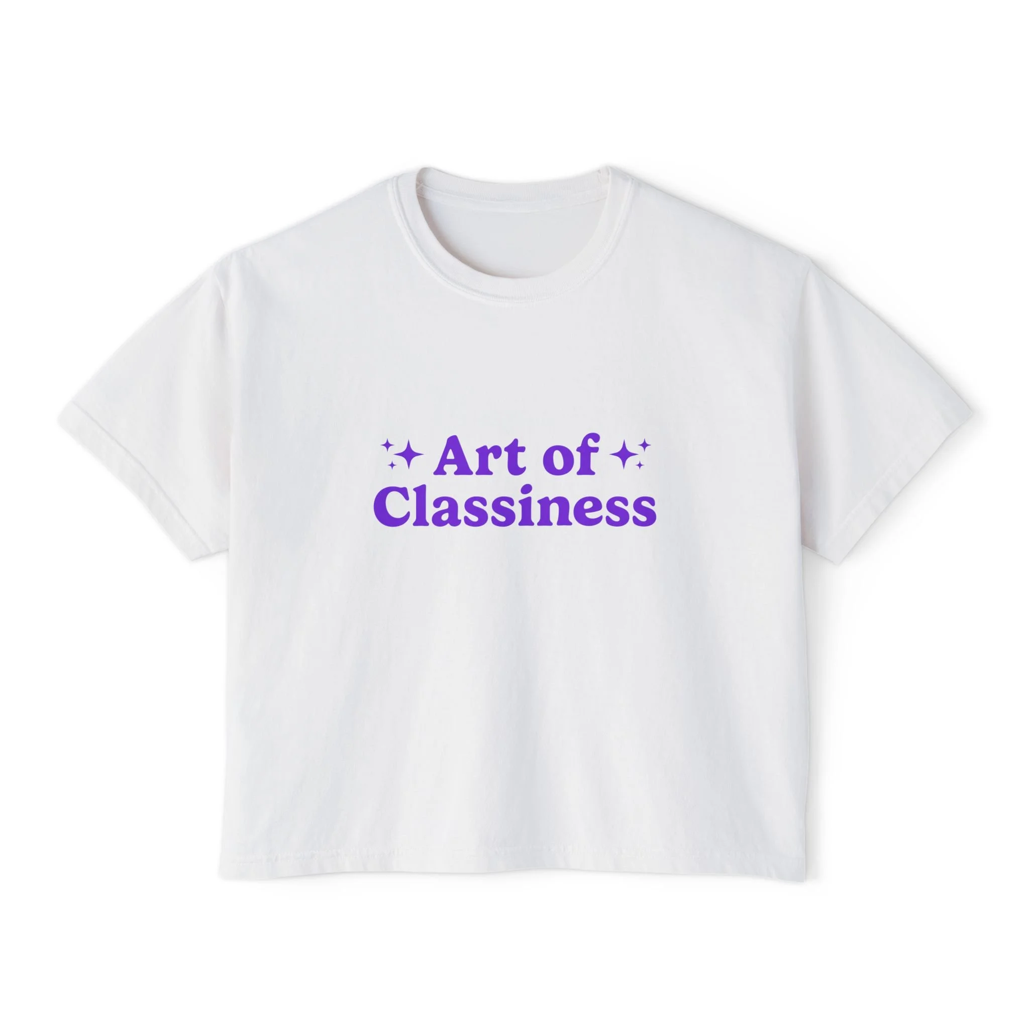 AOC Women's Boxy Crop Tee