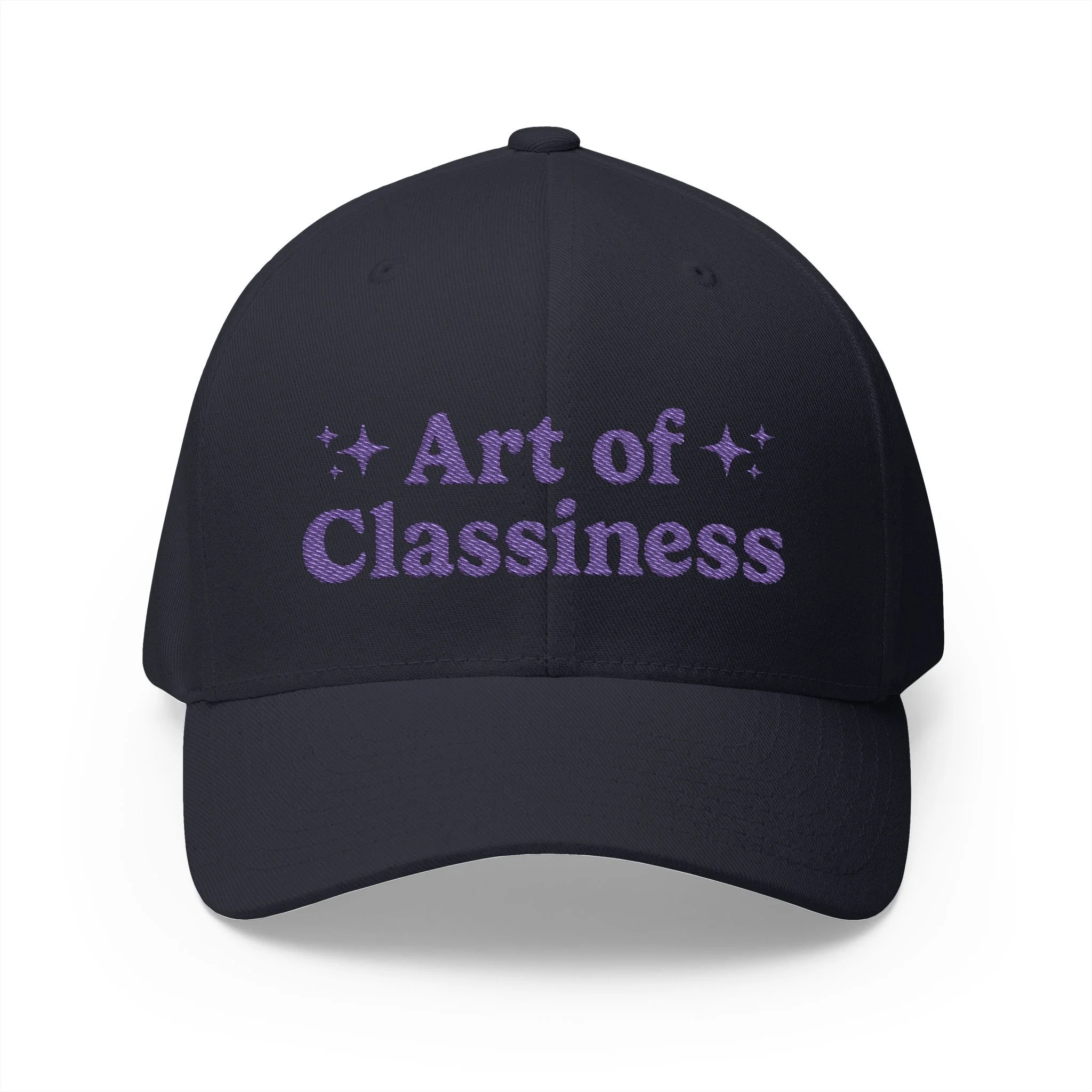 AOC Purple Embroidered Baseball Cap