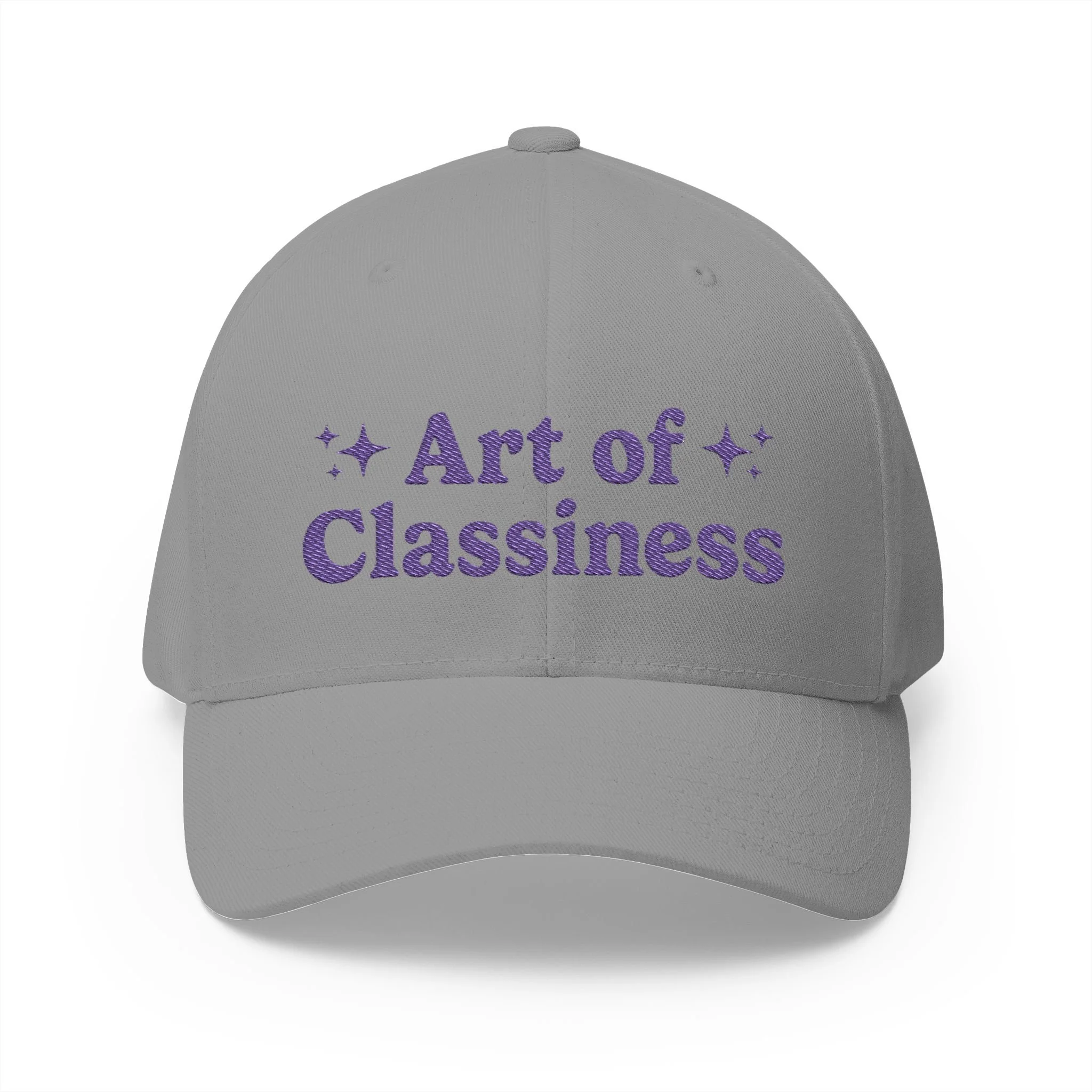 AOC Purple Embroidered Baseball Cap