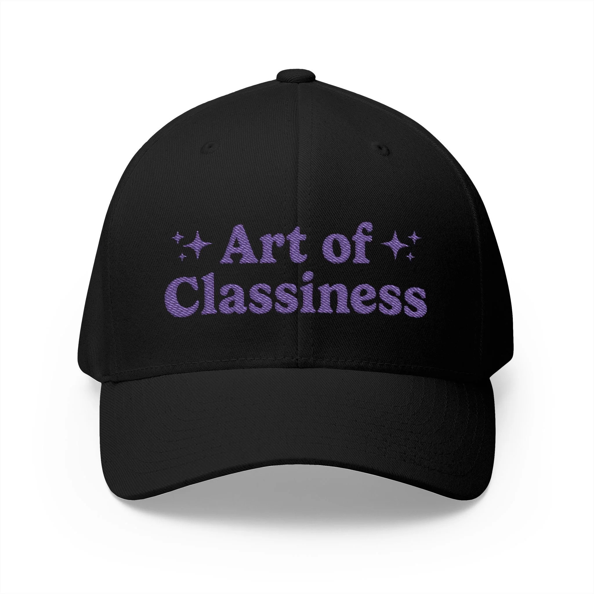 AOC Purple Embroidered Baseball Cap