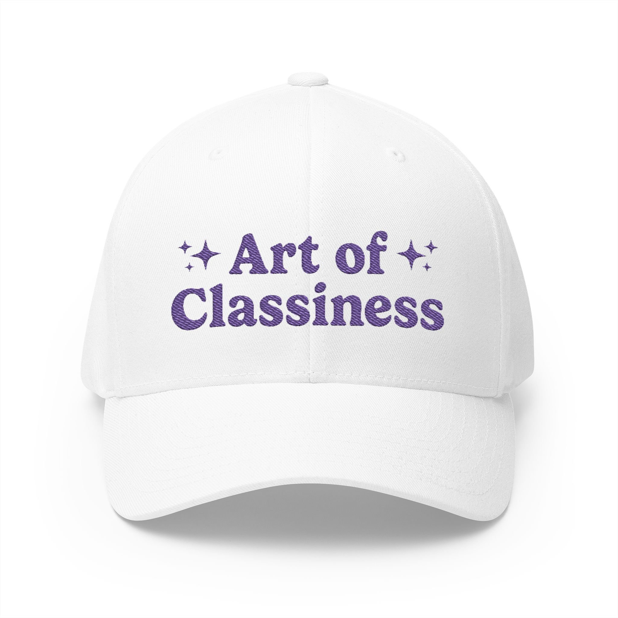 AOC Purple Embroidered Baseball Cap
