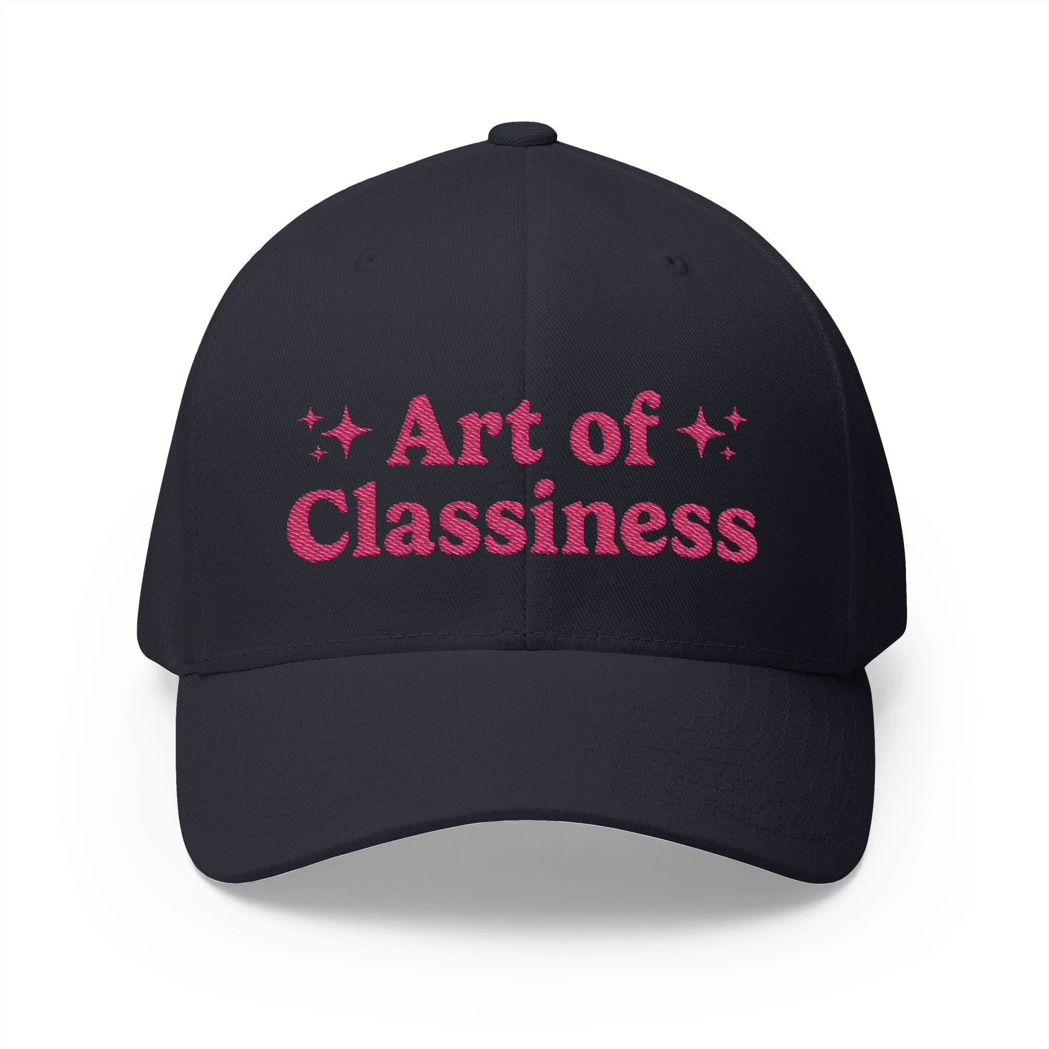 AOC Pink Embroidered Baseball Cap