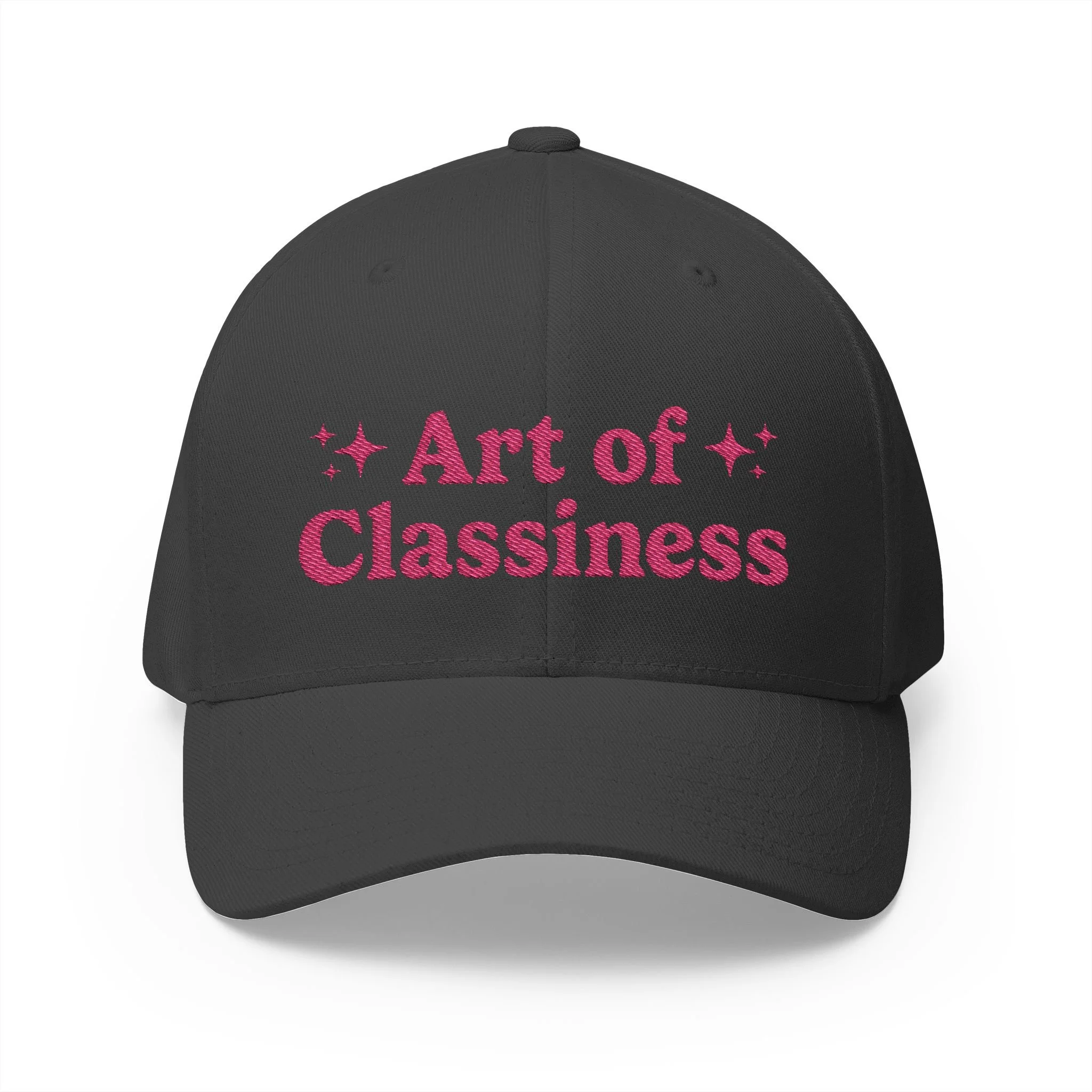 AOC Pink Embroidered Baseball Cap