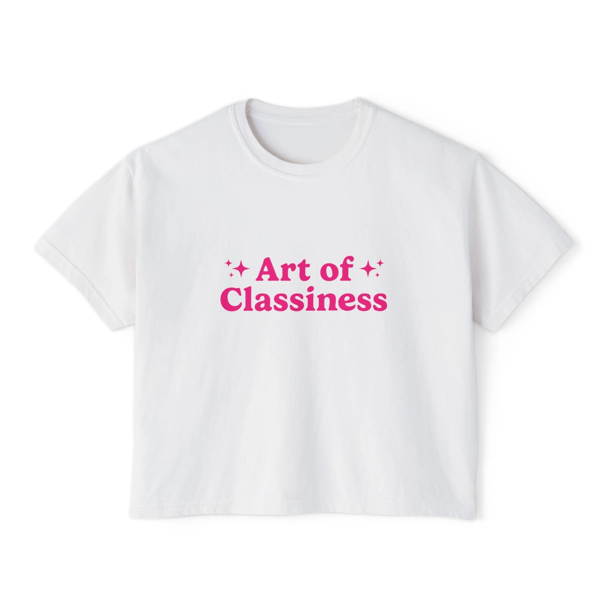 AOC Women's Boxy  Crop Tee