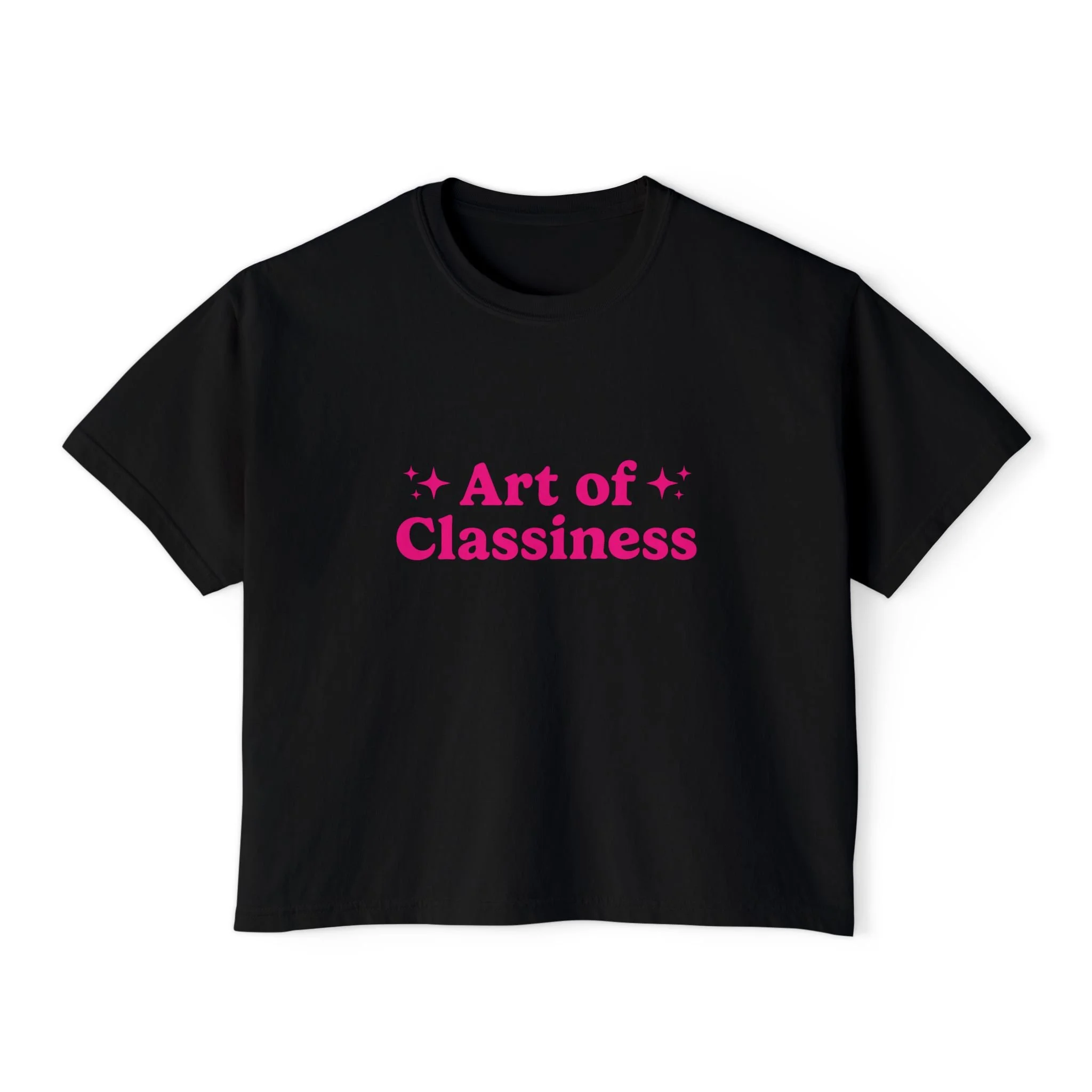 AOC Women's Boxy  Crop Tee