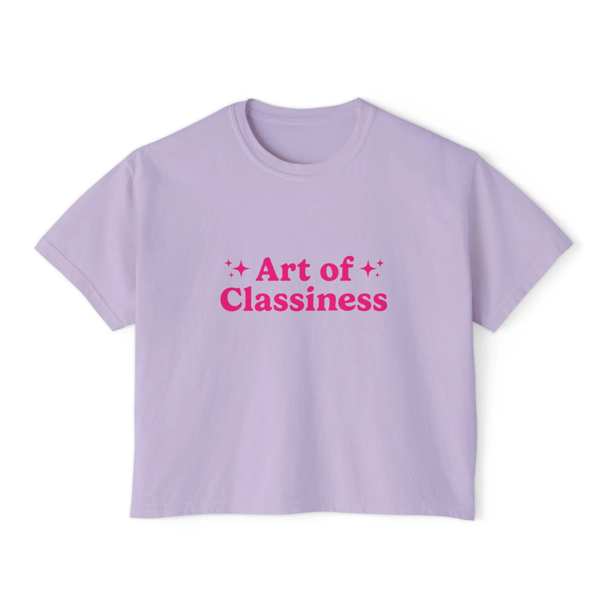 AOC Women's Boxy  Crop Tee