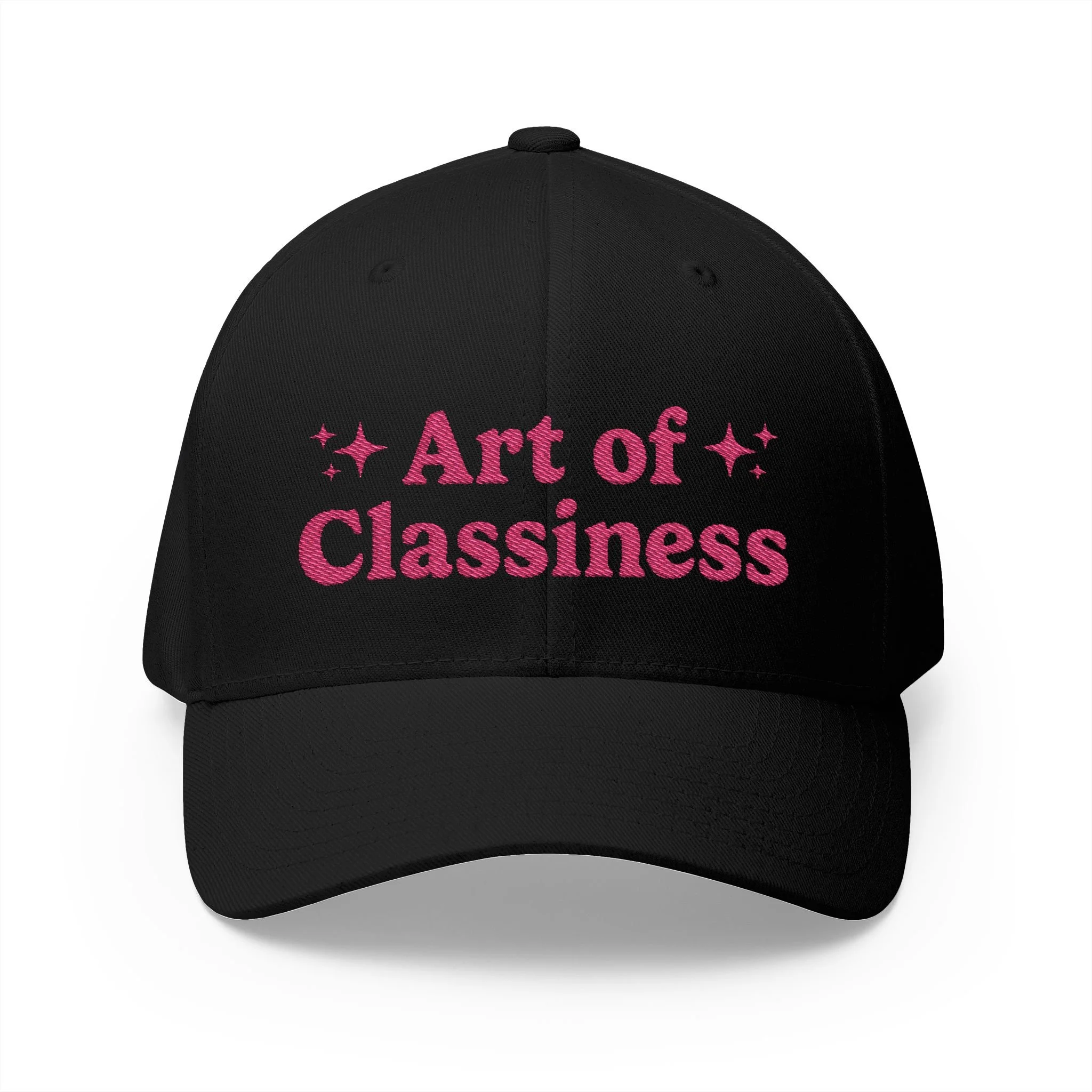 AOC Pink Embroidered Baseball Cap