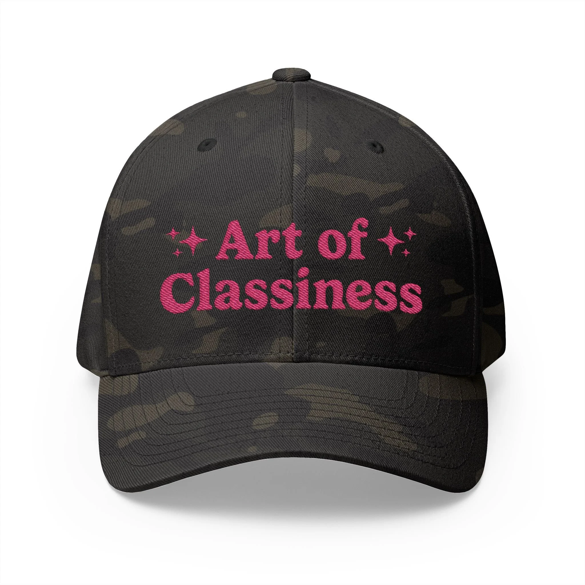 AOC Pink Embroidered Baseball Cap