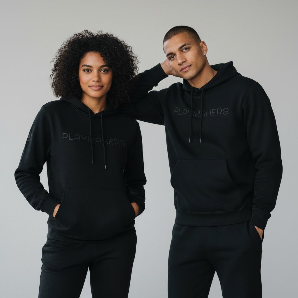 Fleece Hoddie - Black