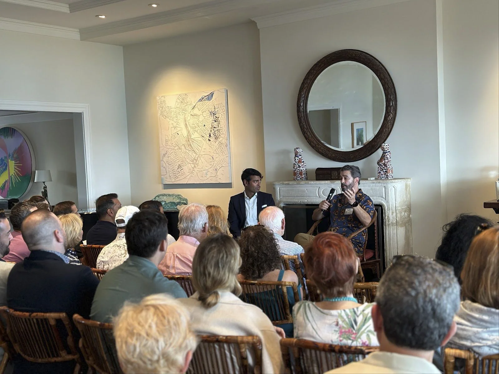 Malibu salon for Bridge Entertainment Labs