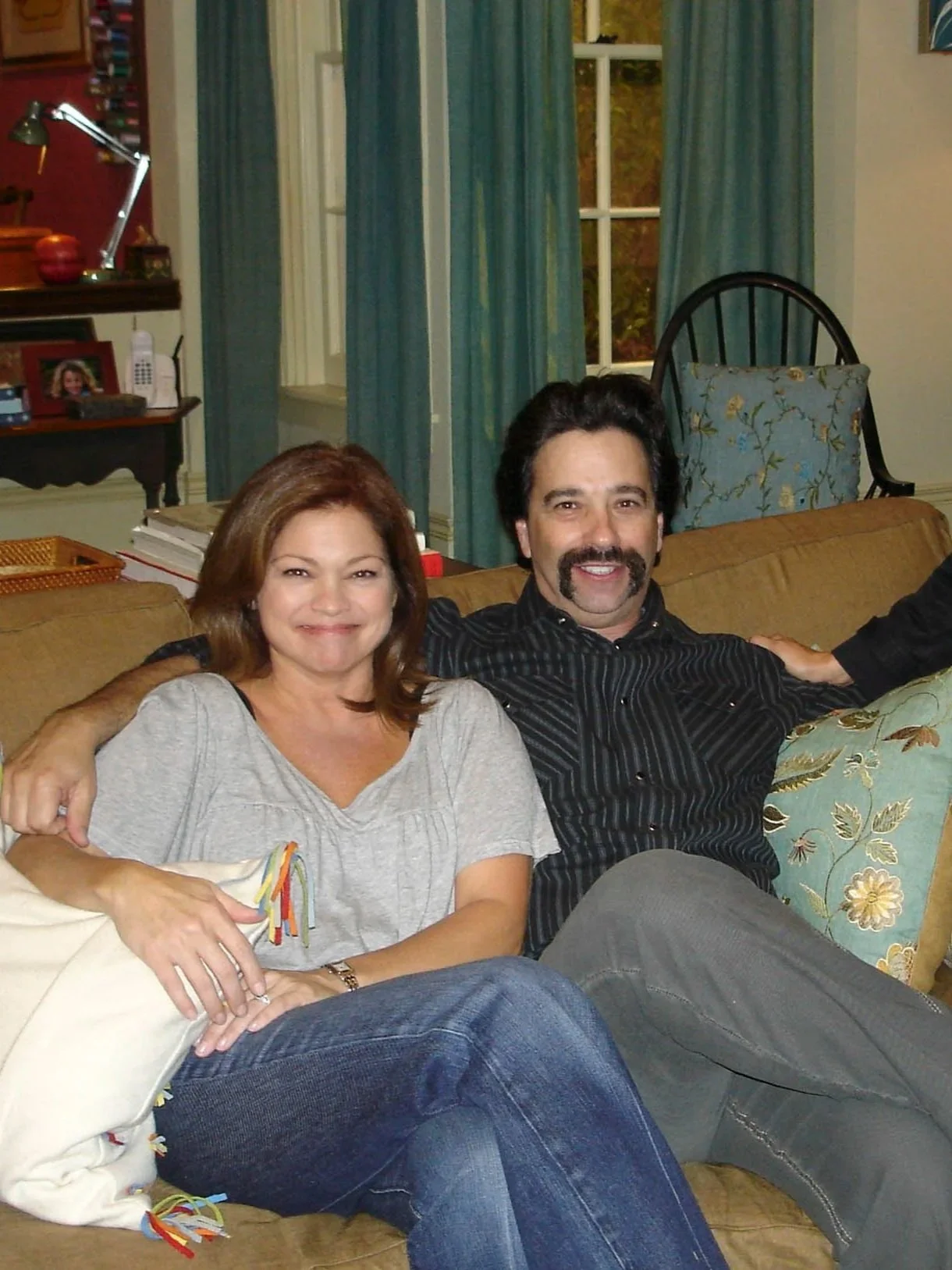 With Valerie B. on pilot set