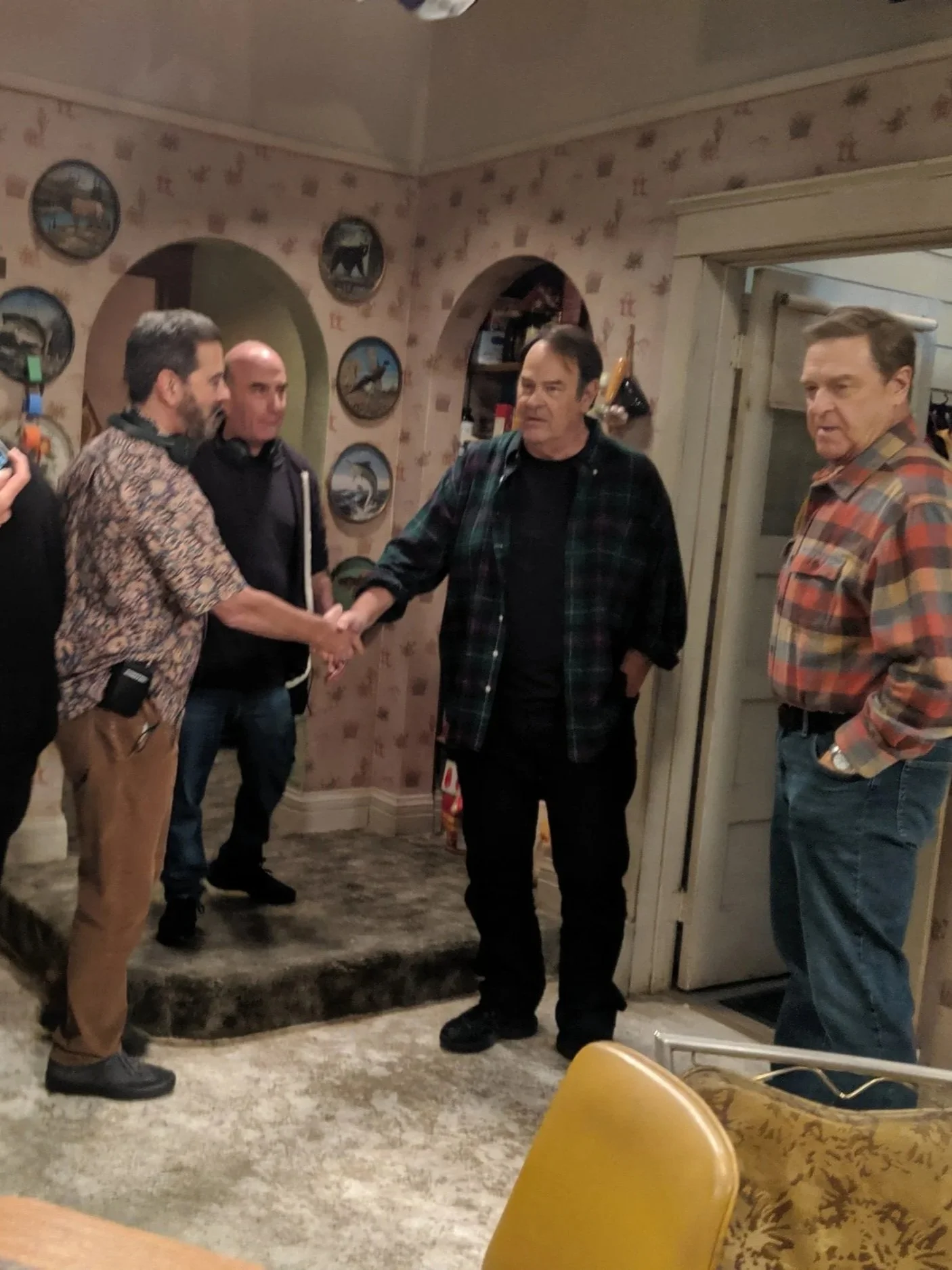 W/ Dan Ackroyd on The Conners