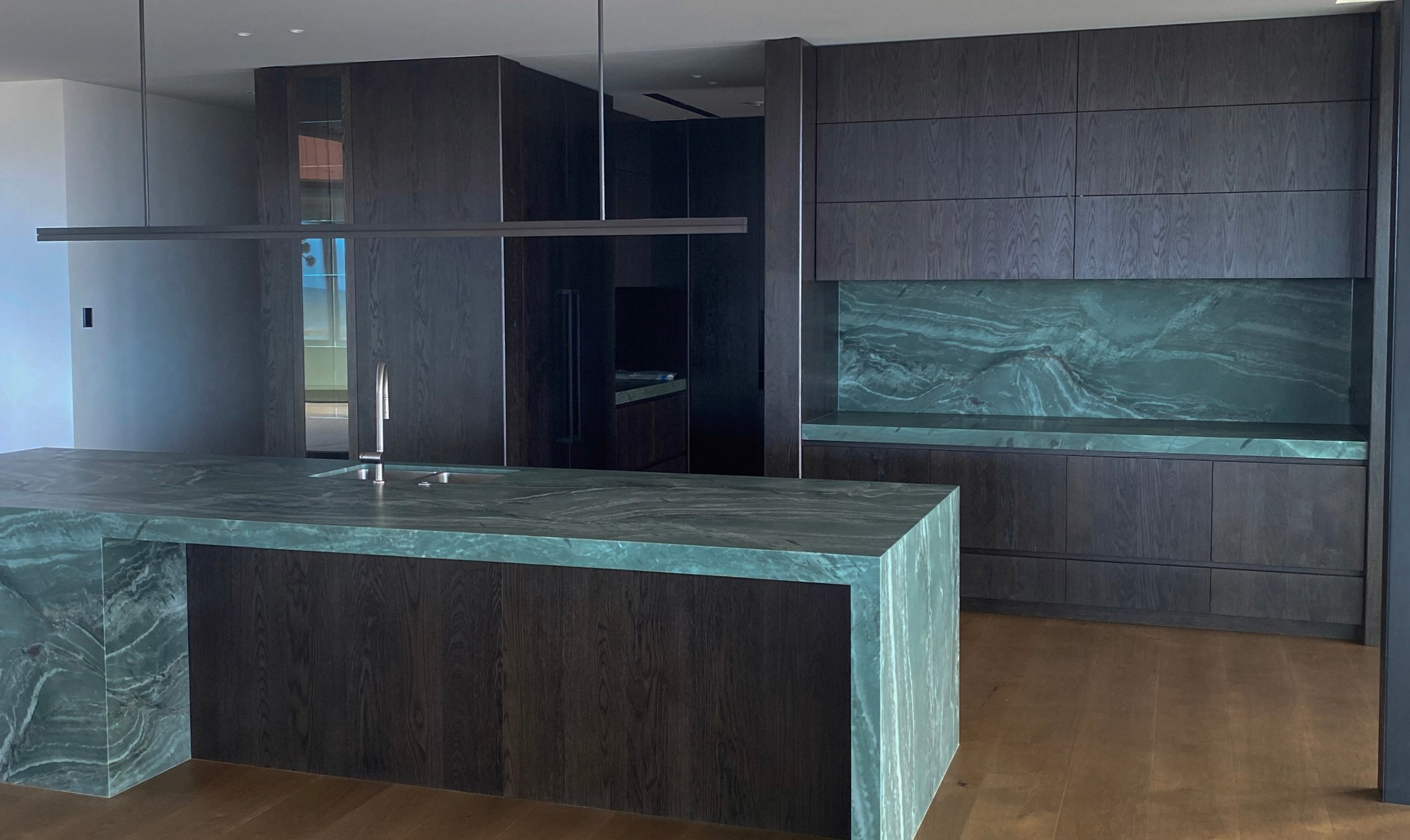 Custom kitchen renovation completed by RTM Building Solutions.
