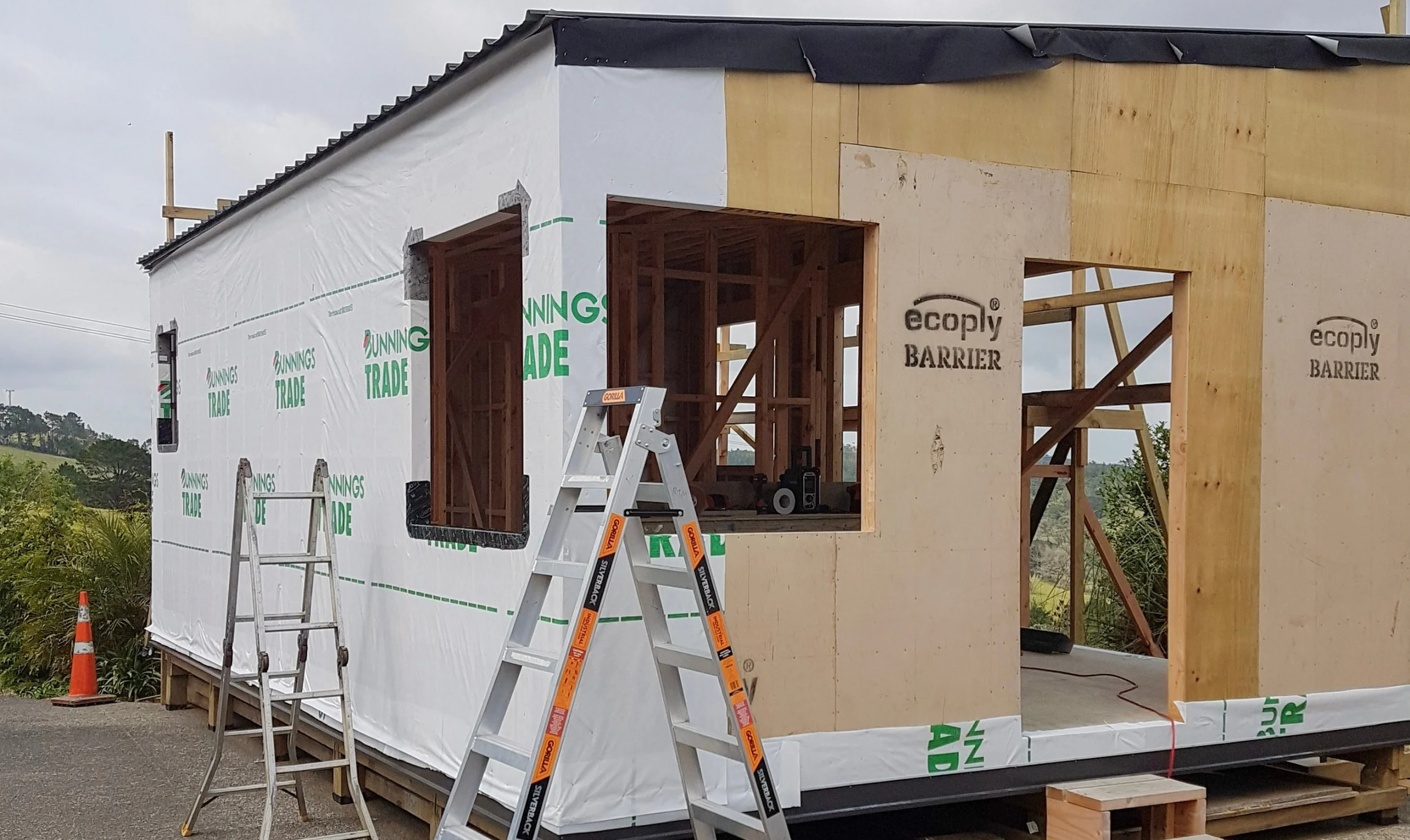 New framing and weatherboard installation, West Auckland.