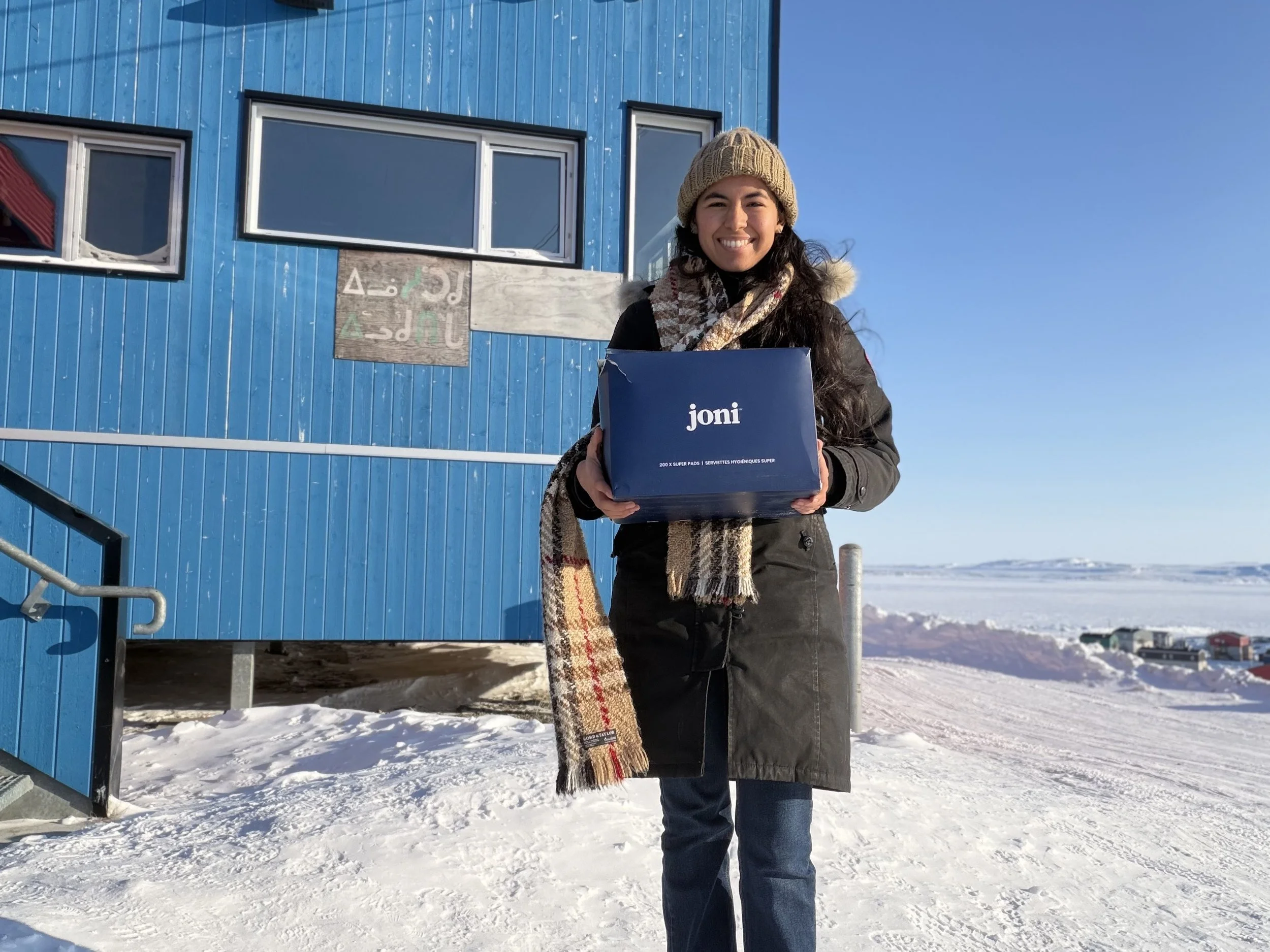 A northern outreach initiative in Kangirsuk, Nunavik, focused on improving menstrual health through product distribution and contributing to community-based education and awareness efforts.