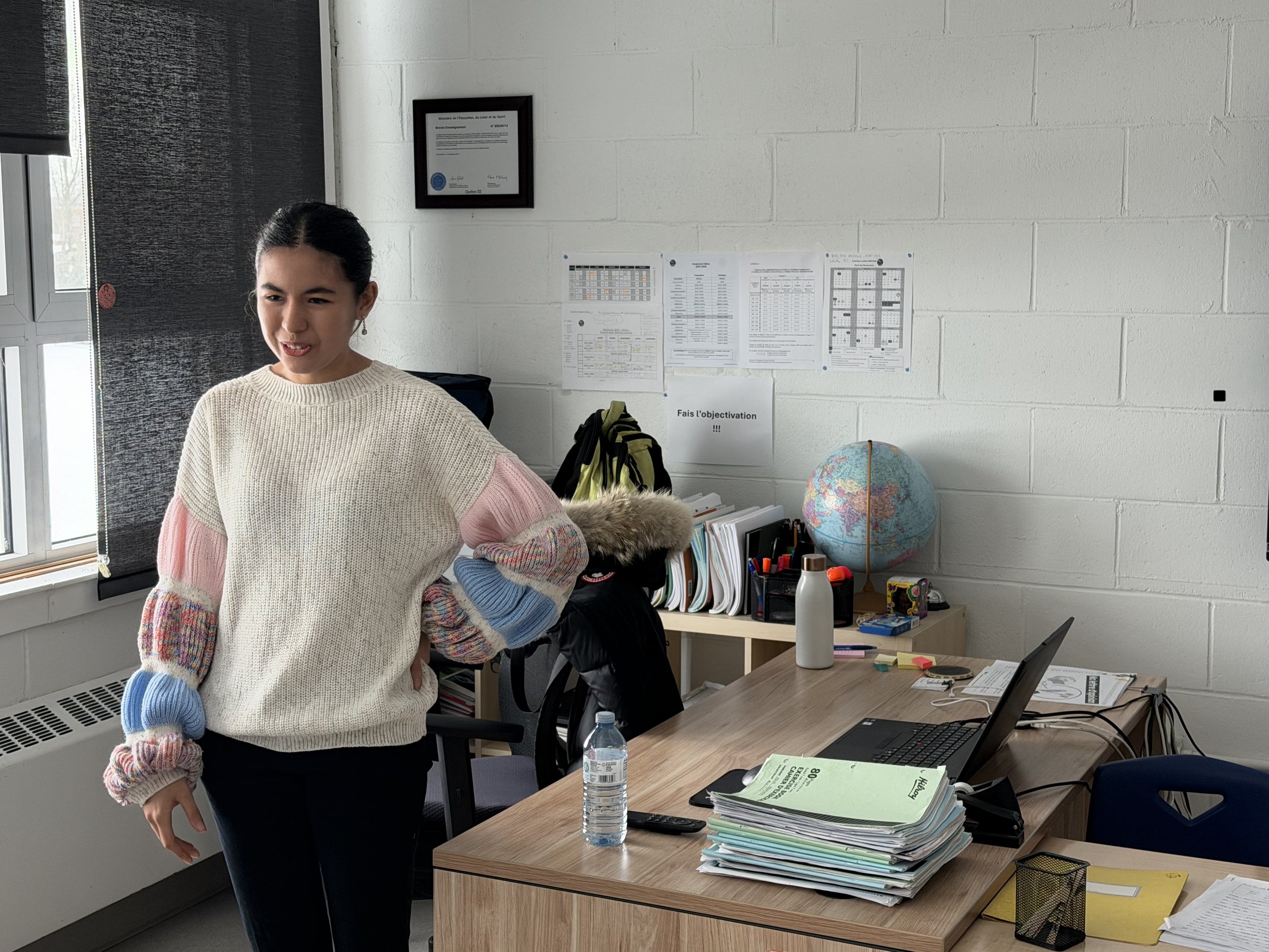 March 23rd, 2026 — École des Découvreurs (1:33pm)
An interactive session designed to help students better understand puberty and menstruation through open discussion and guided activities. Emphasis was placed on normalizing these topics and fostering