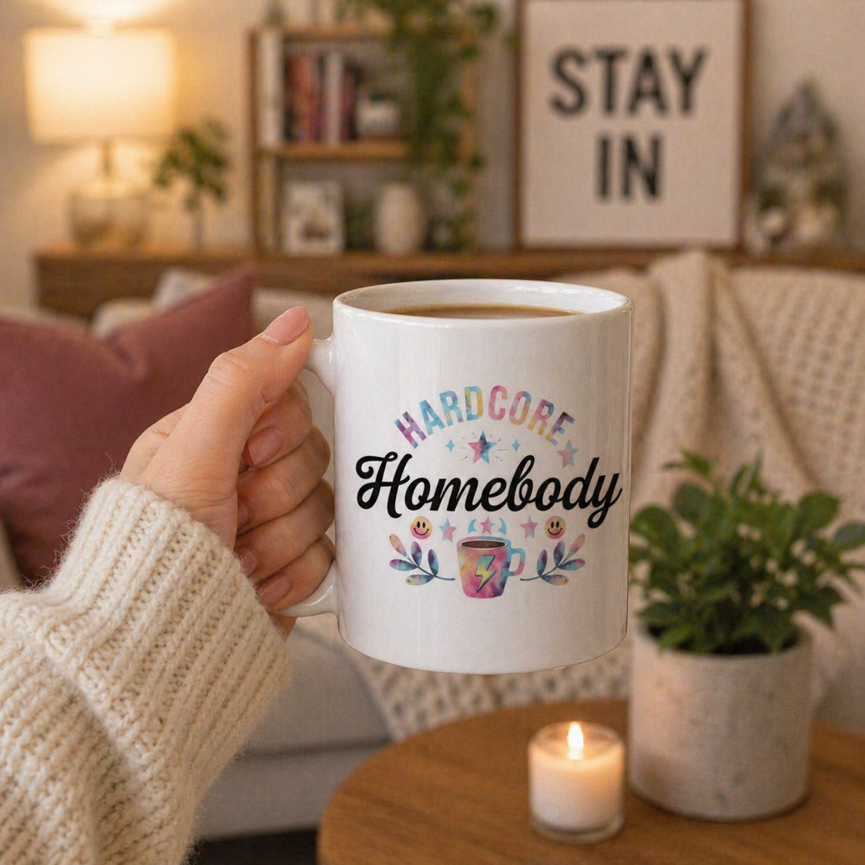Hardcore Homebody Coffee Cup - Homebody Coffee Cup