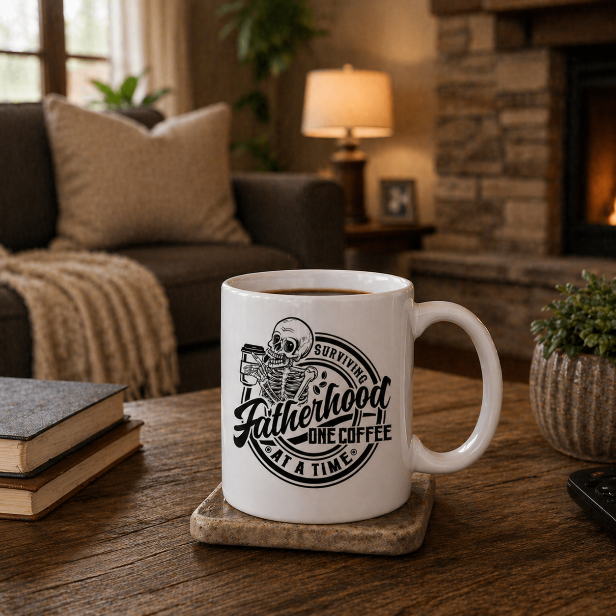 Surviving Fatherhood One Coffee at a Time Coffee Mug - Father's Day Mug - Father's Day Gift - Coffee Cup for Dad - Father's Day Cups