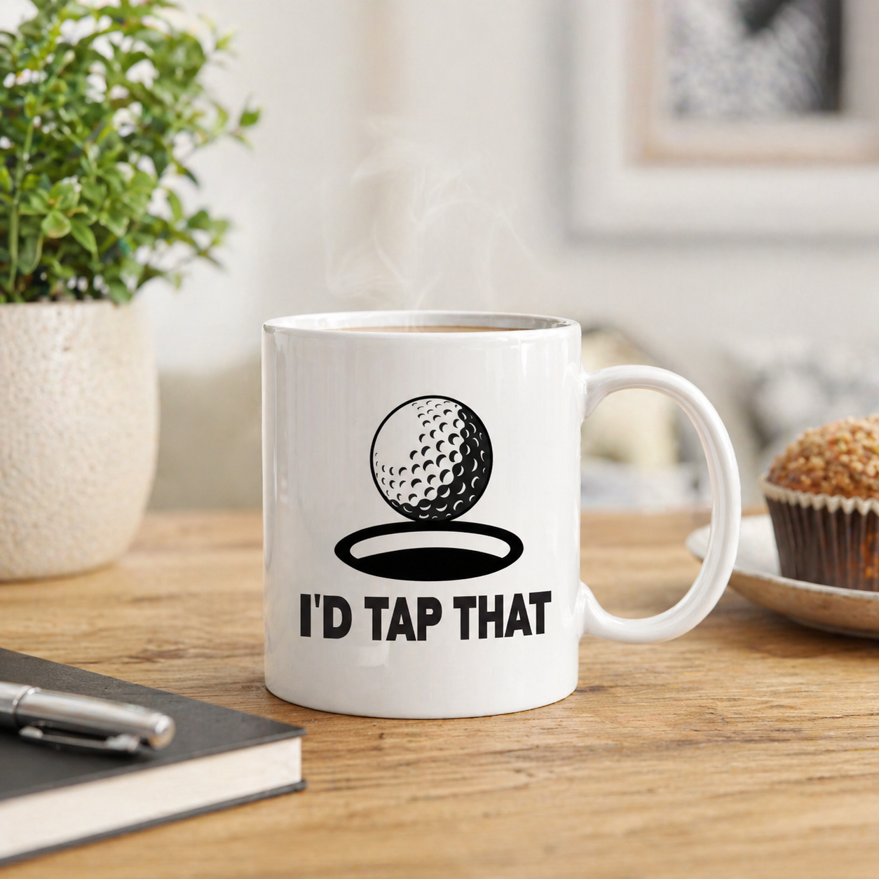 I'd Tap That Golf Coffee  Cup - Coffee Humor - Funny Coffee Cups - Golf Coffee Cups - Coffee Cup Gifts - Golf Gift