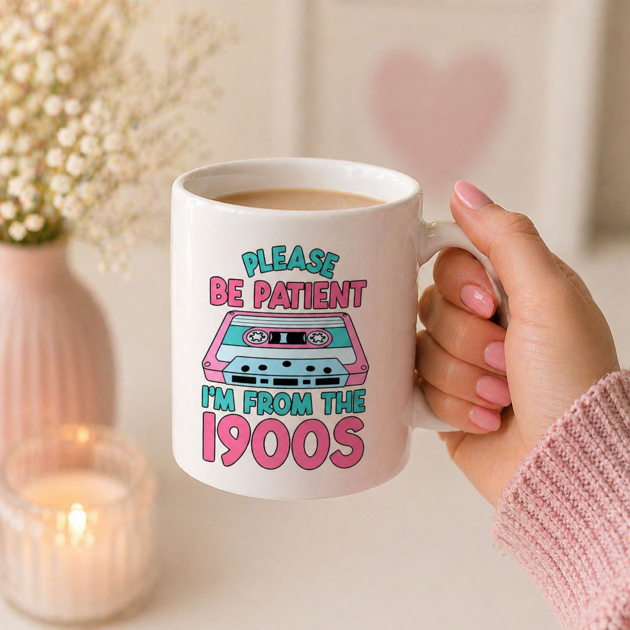 Colorful Please Be Patient With Me I'm From The 1900s Coffee Mug - 90s Coffee Cup - 90s Gifts - Coffee Cups for Her