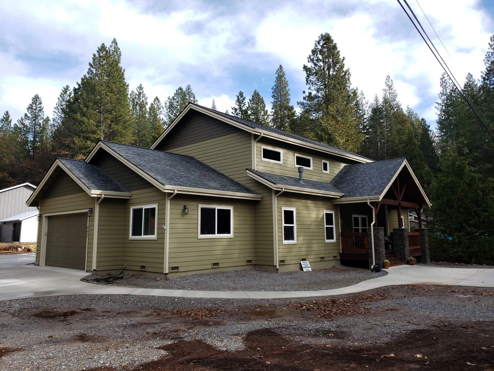 Newly constructed, two-story house. We offer affordable residential design services in Idaho, including cities such as Boise, Meridian, Eagle, Kuna, McCall, Cascade, Caldwell, Melba, Middleton, Star, Horseshoe Bend, Emmett, and Marsing.