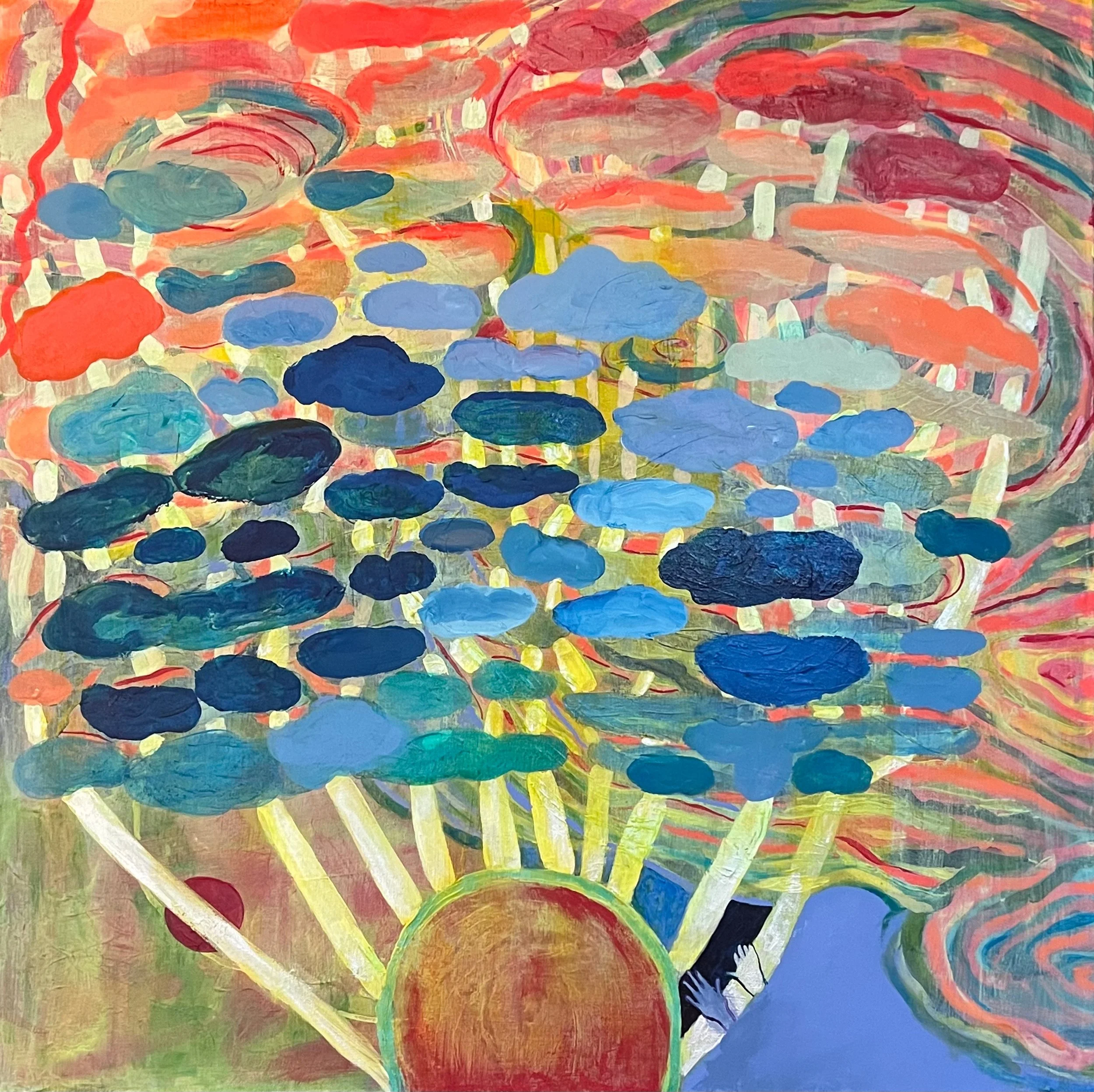Parachute | 2024 | acrylic on canvas | 36" x 36" x .75" | Private Collection