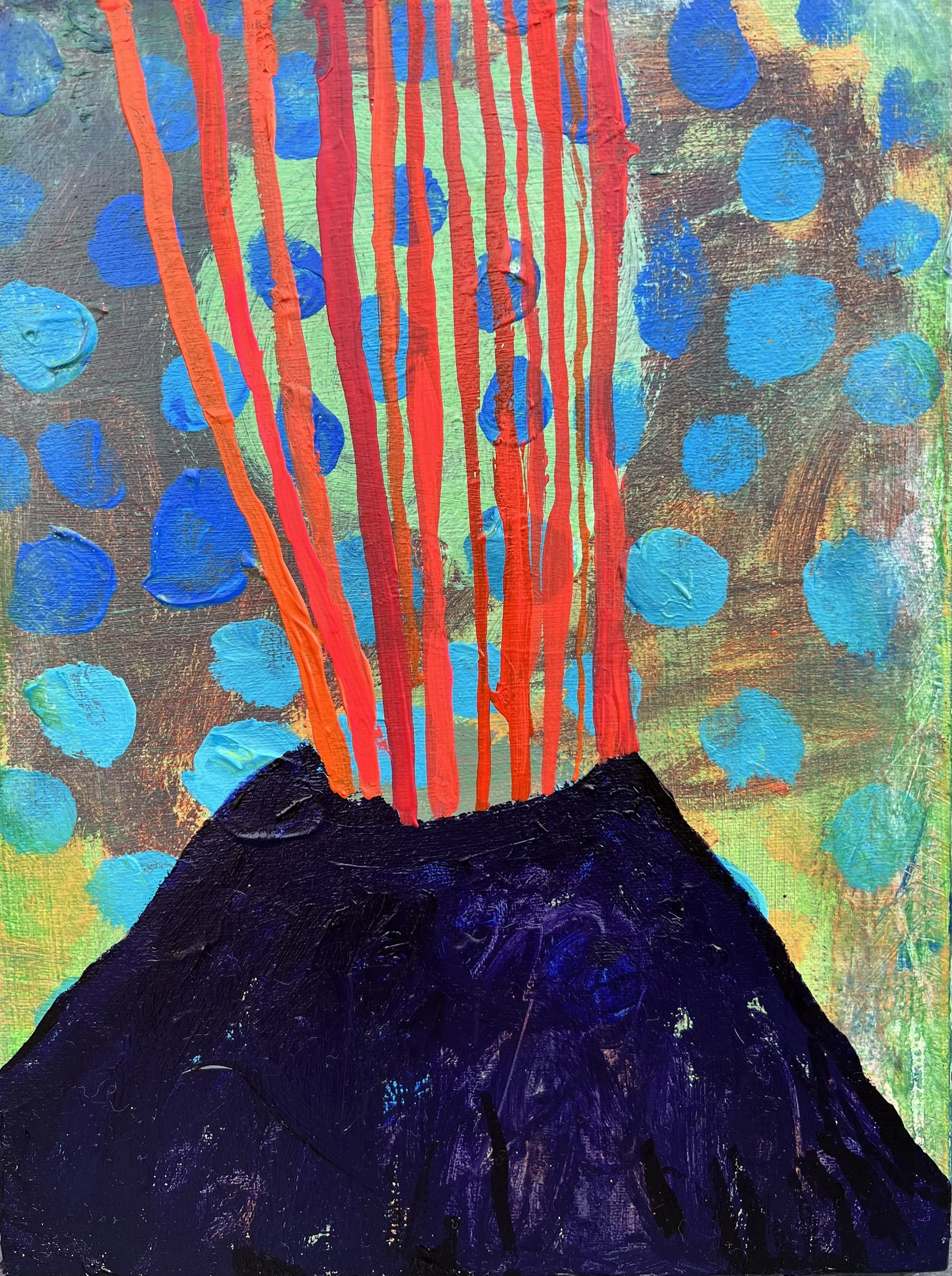 Pitch | 2022 | acrylic on canvas | 12.12" x 9.125" x 1.75"