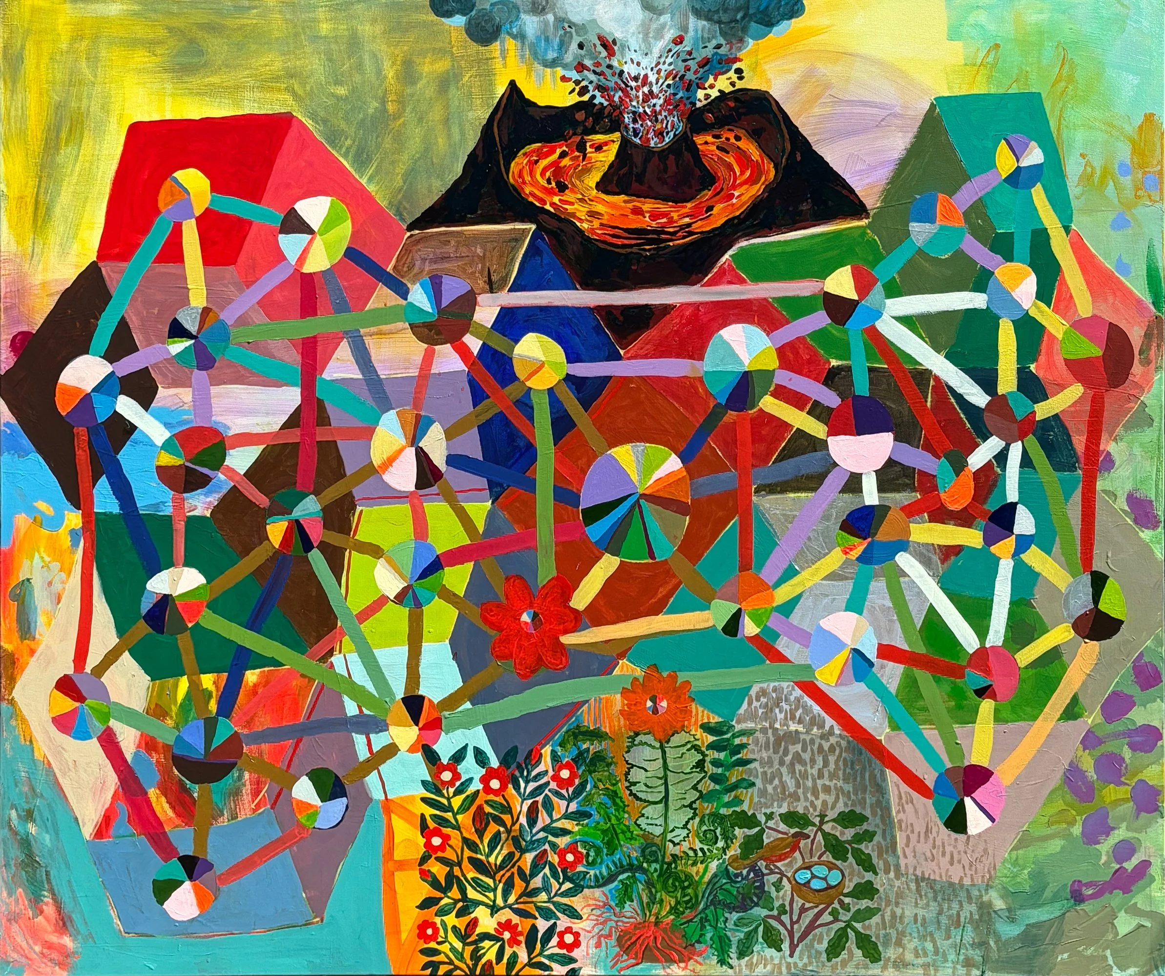 Toy | 2024 | acrylic on canvas | 60" x 72" x 1.5"