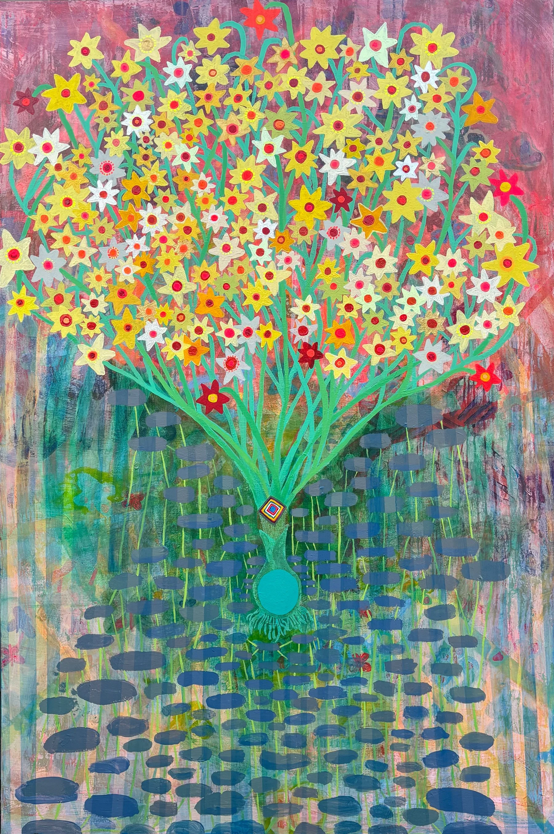 170 Flowers | 2026 | acrylic on canvas | 72" x 48" x 1.5" 