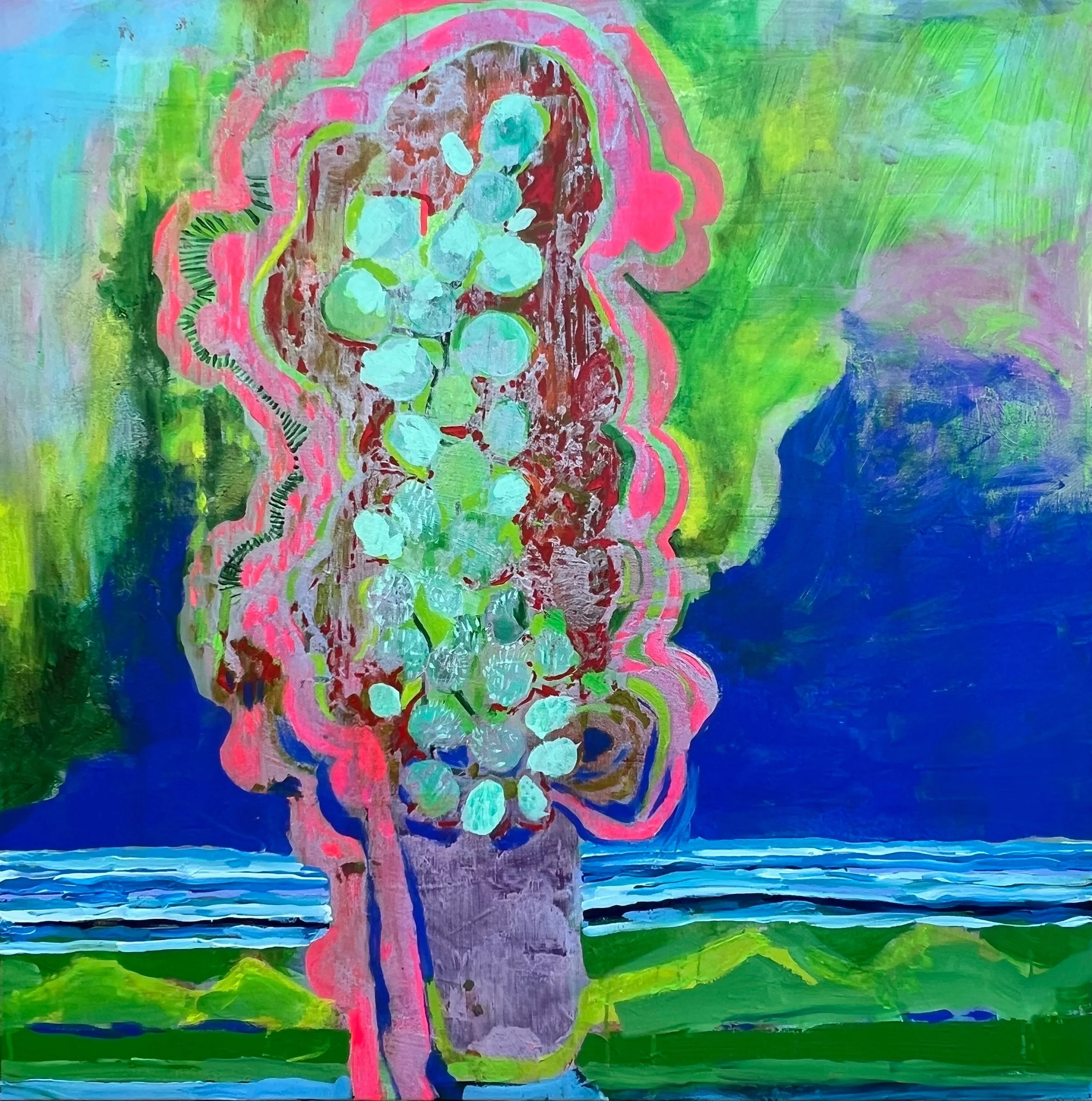 Apparition | 2023 | acrylic on canvas | 36" x 36" x .75" | Private Collection