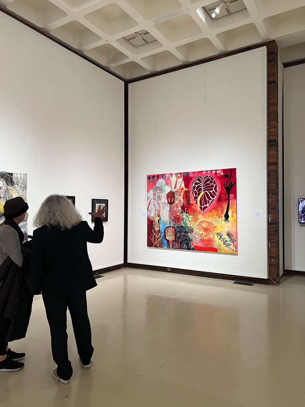 Valentine, installed for the 2023 INTERSTATE: Where I-90 meets I-82 exhibition at Sarah Spurgeon Gallery, Central Washington University, Ellensburg, WA